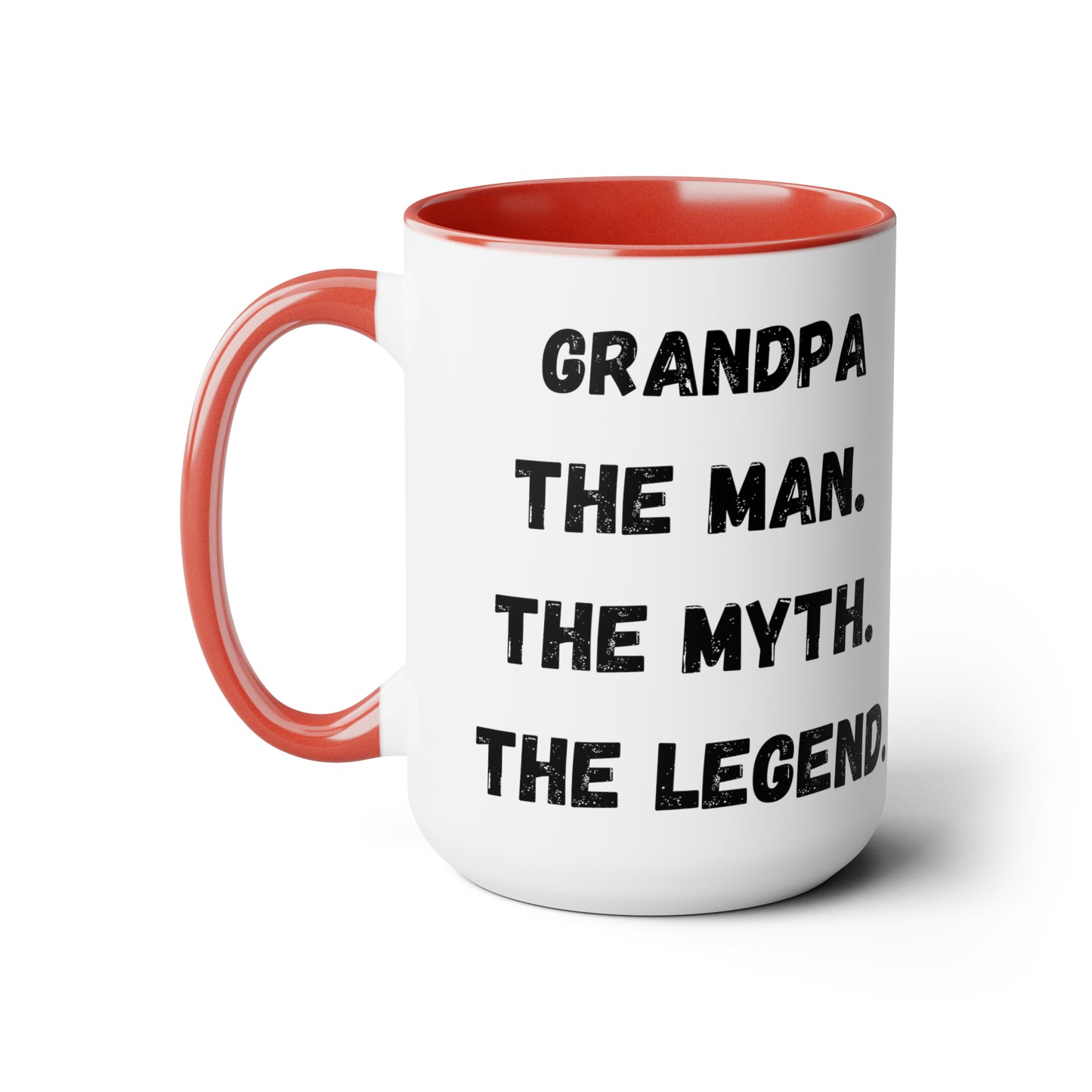 Grandpa mug the man the myth the legend mugDaddy mug love you dad gift Coffee Mug pregnancy reveal gift heart mug gift for her Mug Coffee