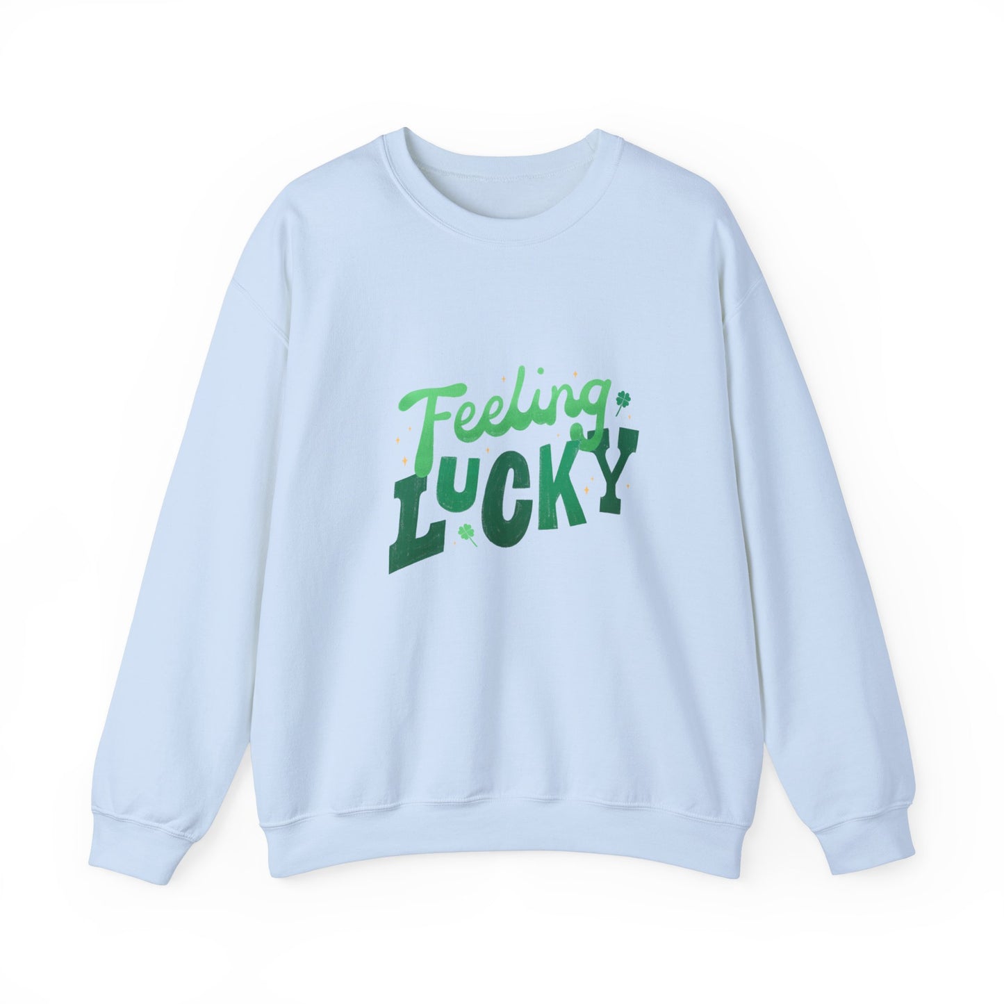 Feeling lucky sweater  St Patrick's Day sweatshirt leprechaun gift St Paddys sweatshirt Heart Love valentines shirt gift forher best friend