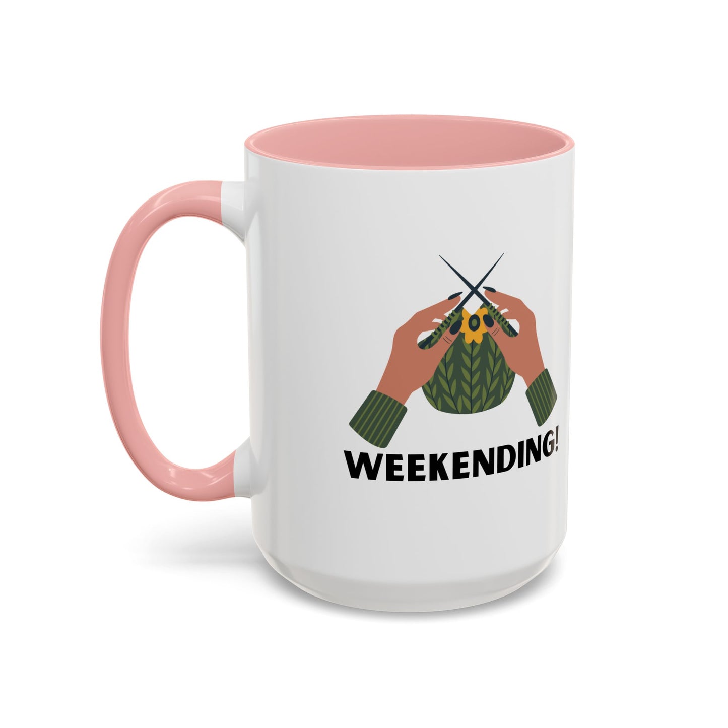 Knitting weekending mug coffee lover weekending vibes mug Coffee Mug swift Funny Coffee Cup Cat Lady Gift Cat Lover Gift Cat Mom christmas