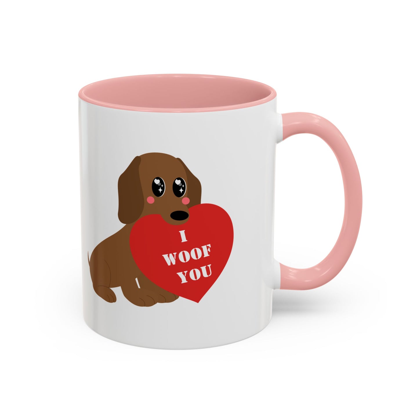 Dog lover mug I woof you mug Valentines day mug i love you Galantines day Bestie gift for her gift tea Mug Coffee Gift for Mom vday gift