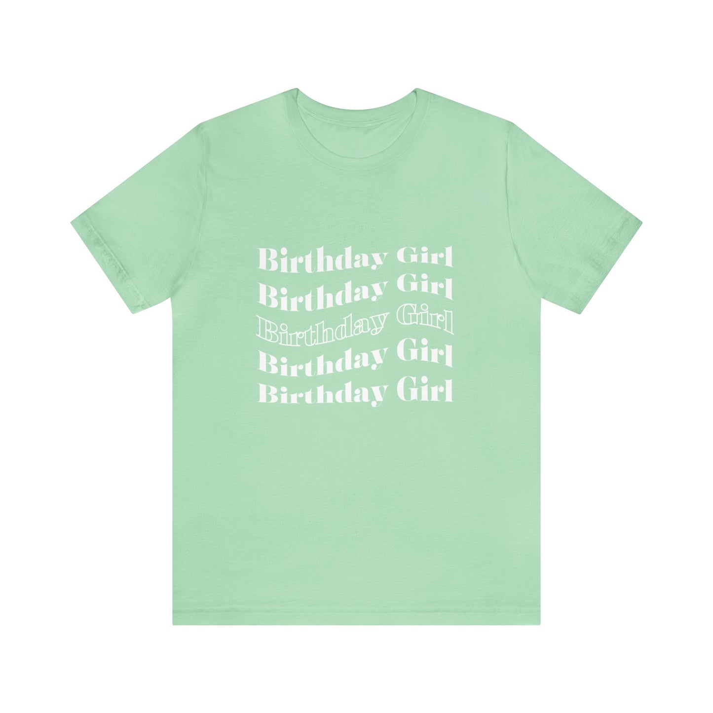 Birthday girl shirt gift for her best friend gift wavy shirt birthday party attire month funny T-shirt birthday gift Christmas gift for him