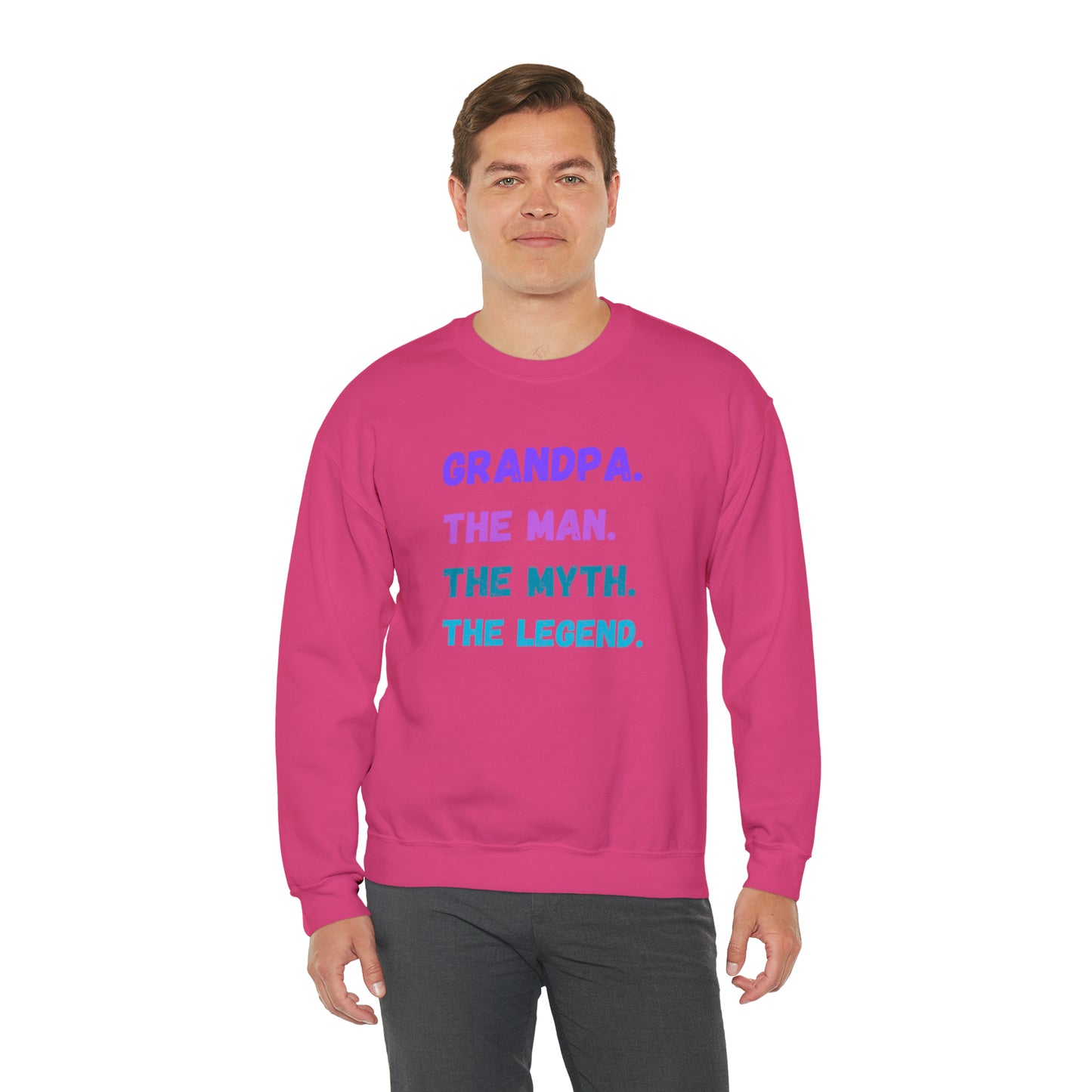 Grandpa the man the myth the legend sweatshirt gift for Dad and me shirts Father's day gifts best friend sweater Christmas gift for dad