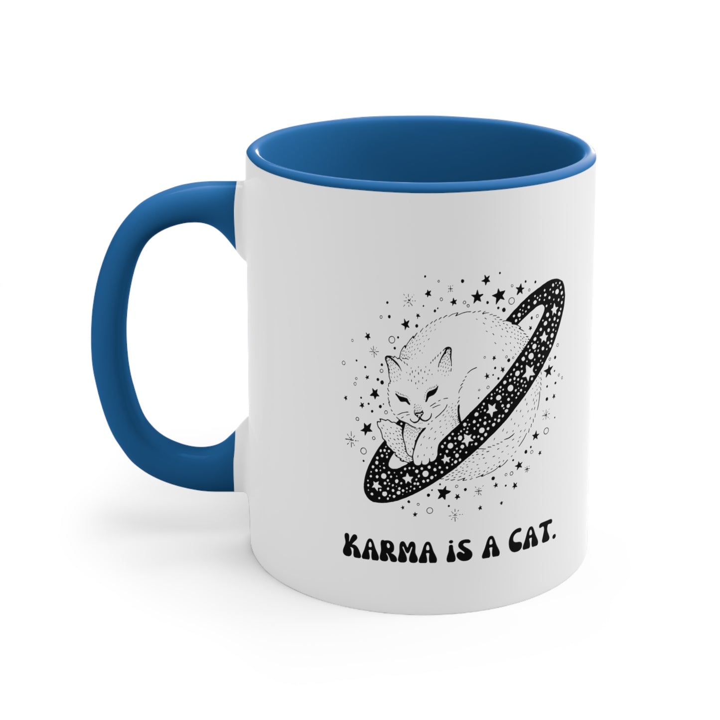 Karma is a cat mug best friend gift for her gift for him Birthday gift coffee mug tea gift for cat lover bestie valentinesday gift Christma