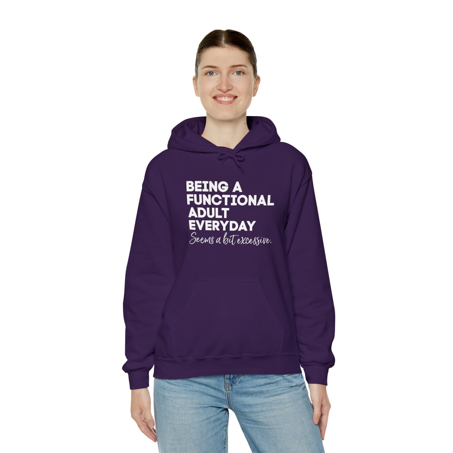 Being a functional adult sweater funny sweashirt birthday gift Christmas gifts Sweatshirt Gift for him Gift