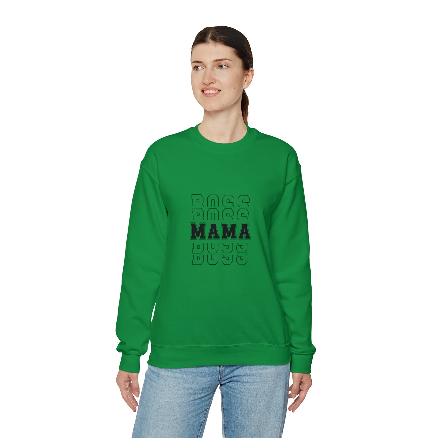 Boss Mama sweater, Gift for Mom, gift for wife, bridal party clothes, yoga wear for her, for him, Birthday gift for her,Galantine sweatshirt