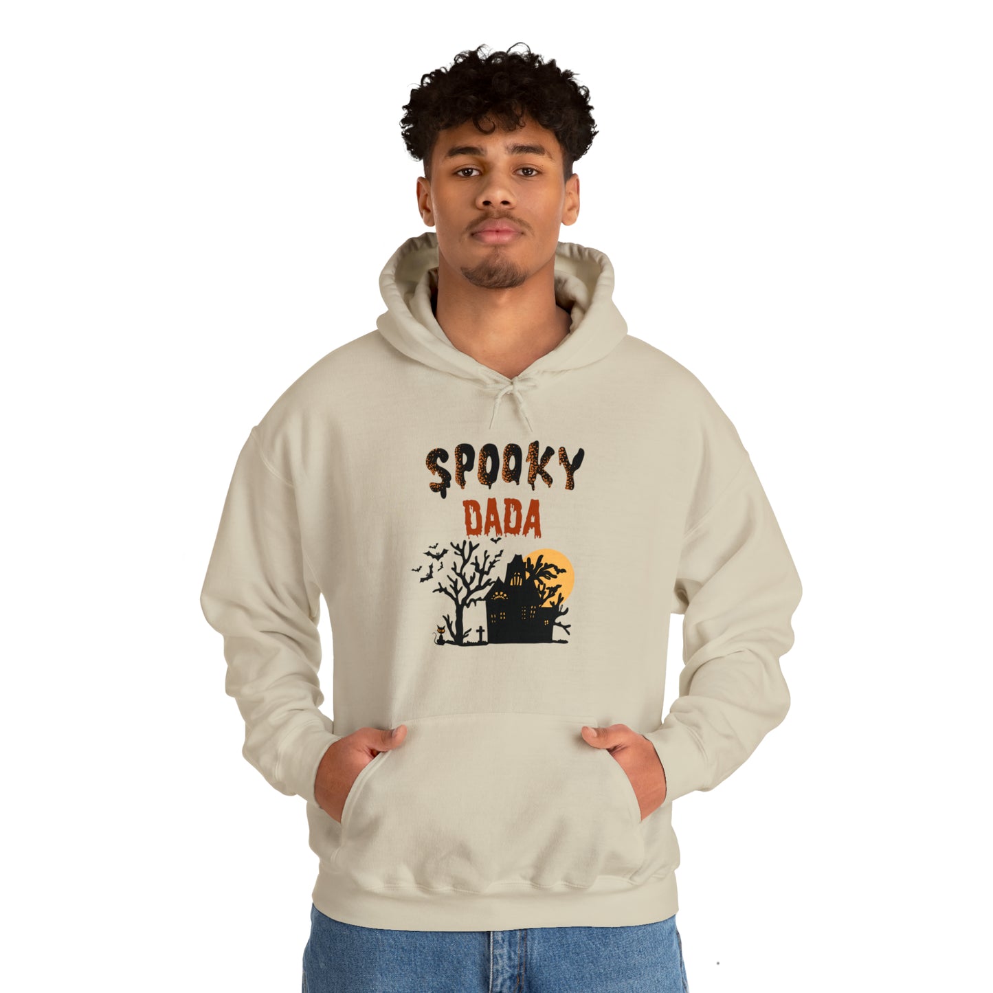 Spooky Dad Halloween Sweatshirt, Daddy haunted house sweatshirt Funny Halloween Horror sweater Halloween Sweatshirt, Halloween Tee, unisex