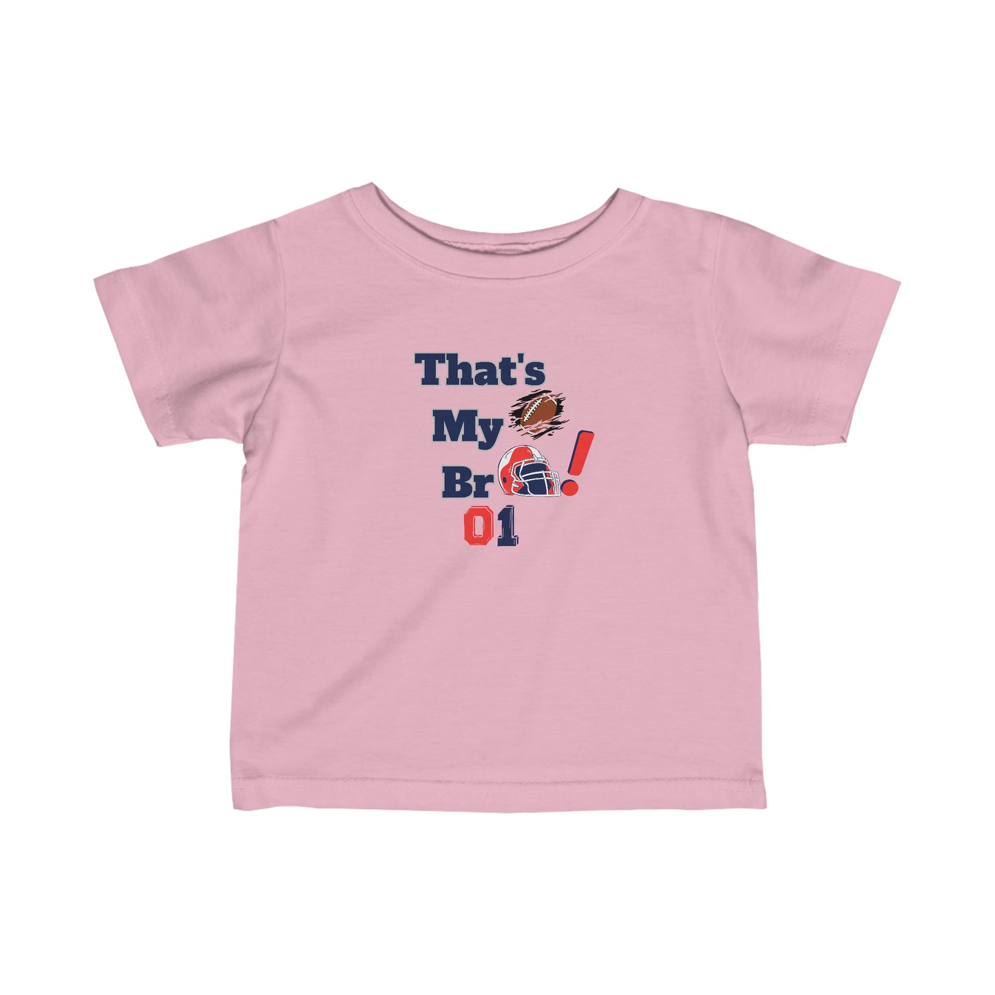 Footbball shirt Baby brother football Baby sister football T shirt Infant Fine Jersey Tee