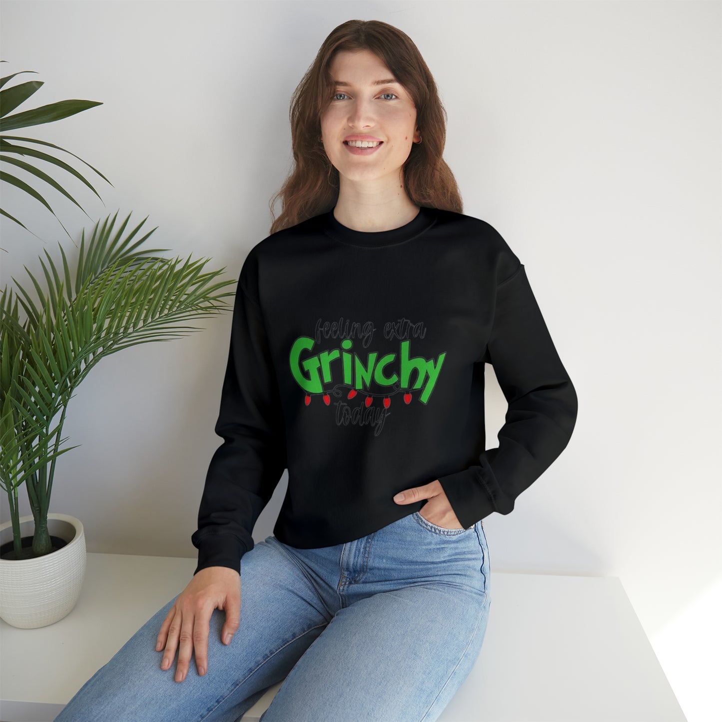 Grinch Christmas Personalized sweater , Christmas sweater,holiday ,Christmas sweatshirt,mama heart Mother's day gift,funny grinch sweatshirt