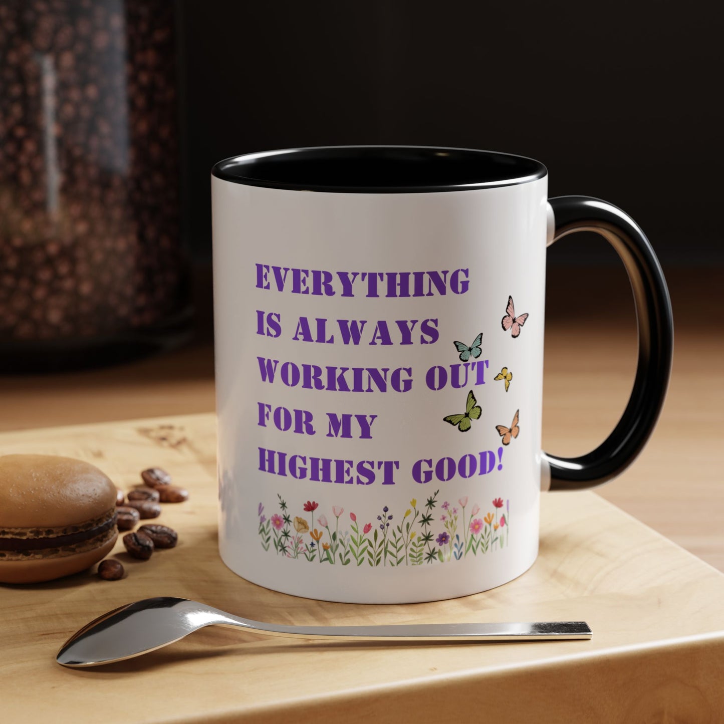 Everything is always working out for me mug Morning affirmation mug shining light mug Delulu mug Christmas gift for her gift for him bestie