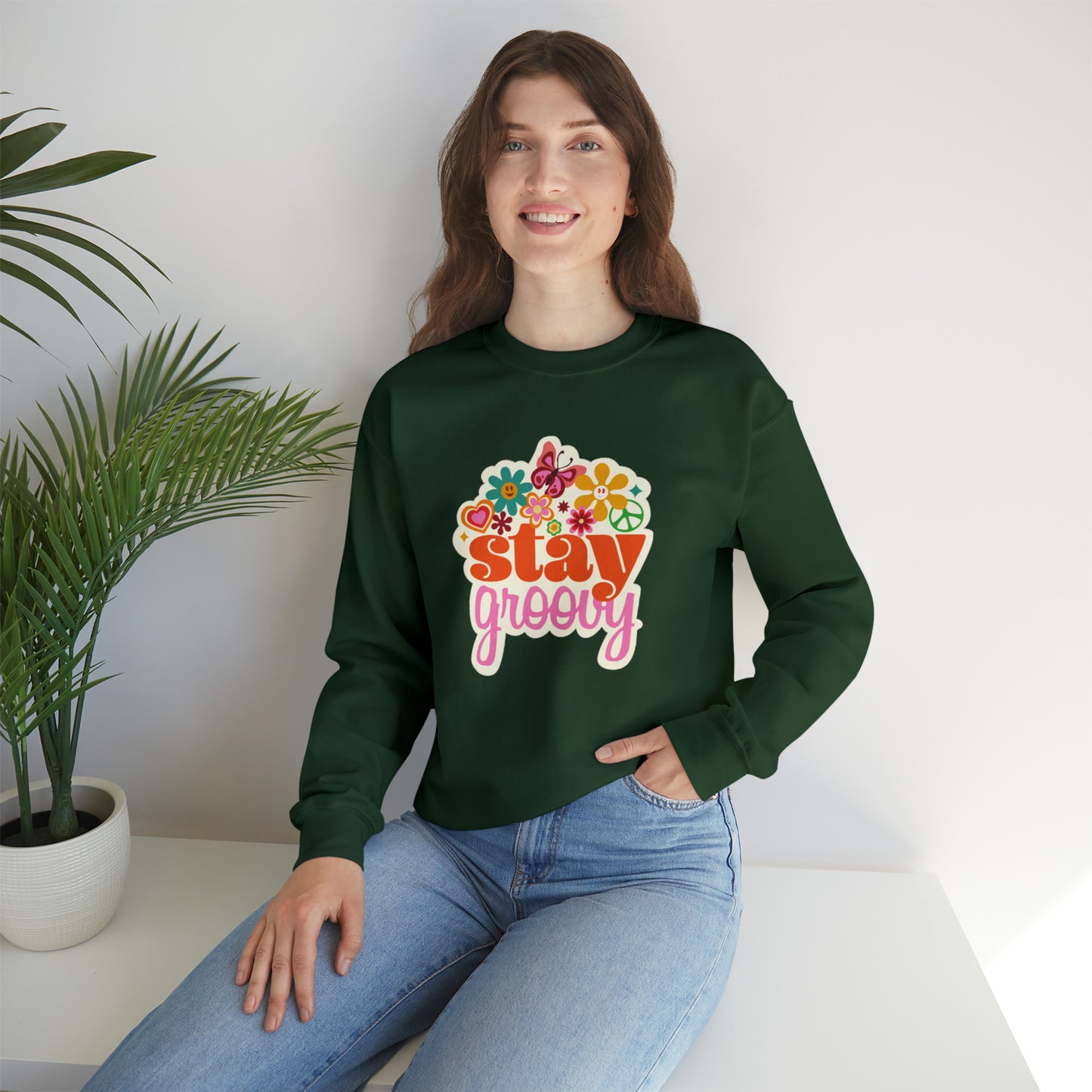 Stay Groovy sweatshirt, good vibes sweater, love inspire sweatshirt mode sweater, Homeschooling sweatshirt mom shirt, shirt unisex gift