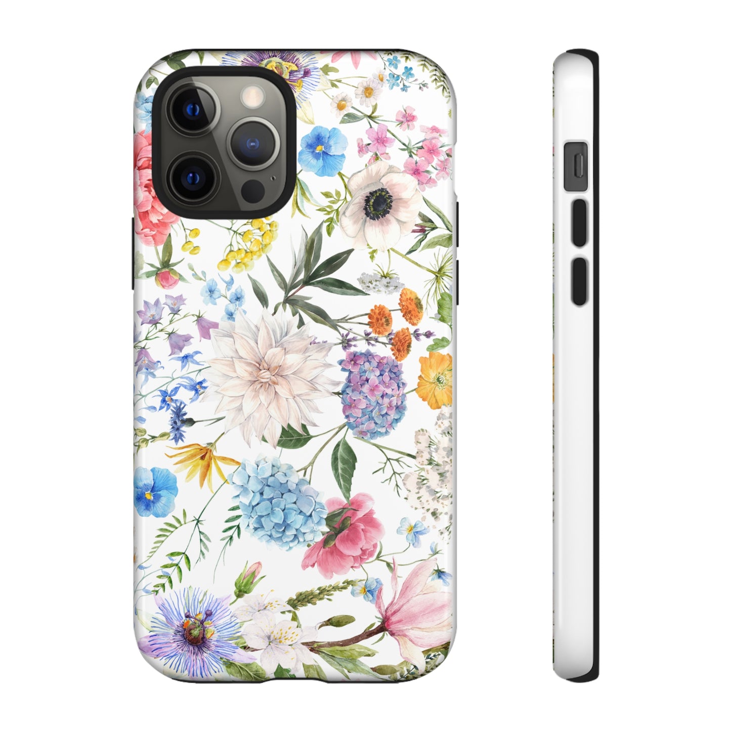 Floral phone case mother's day gift best friend gift for her gift for him flower cell phone cases Tough Cases