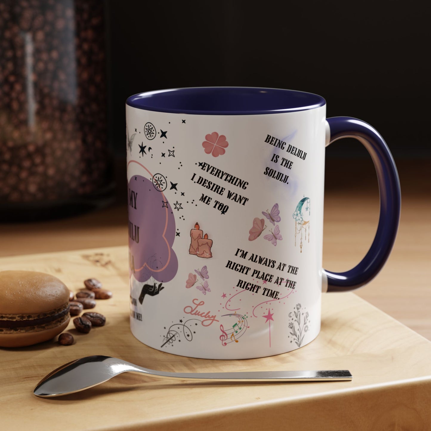 Morning affirmations mug In my delulu era mug witchy Christmas gift for her gift for him bestie mug Witches mug wicked mug Gift Mug coffee
