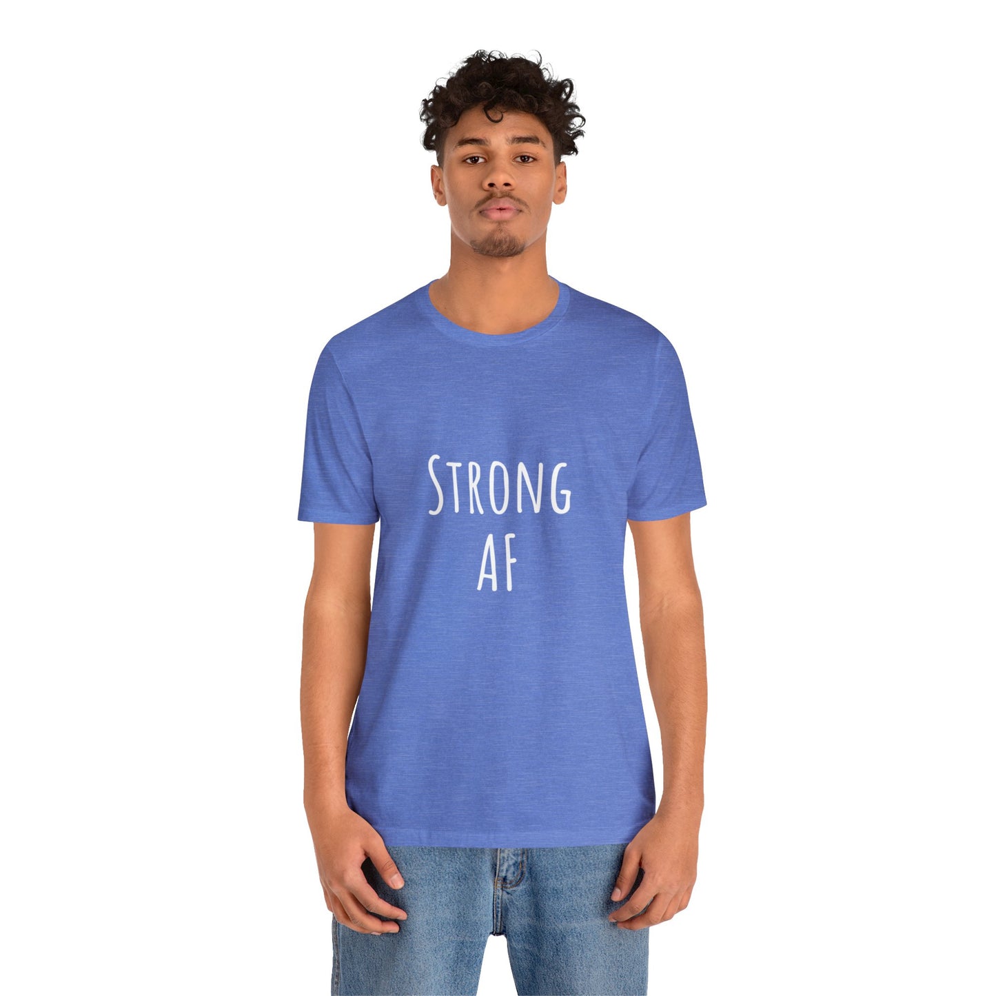 Strong AF shirt Motivational shirt Unisex Tee choose happy Retro Shirt Retro Feeling Good T-Shirt best friend vacation shirt beach