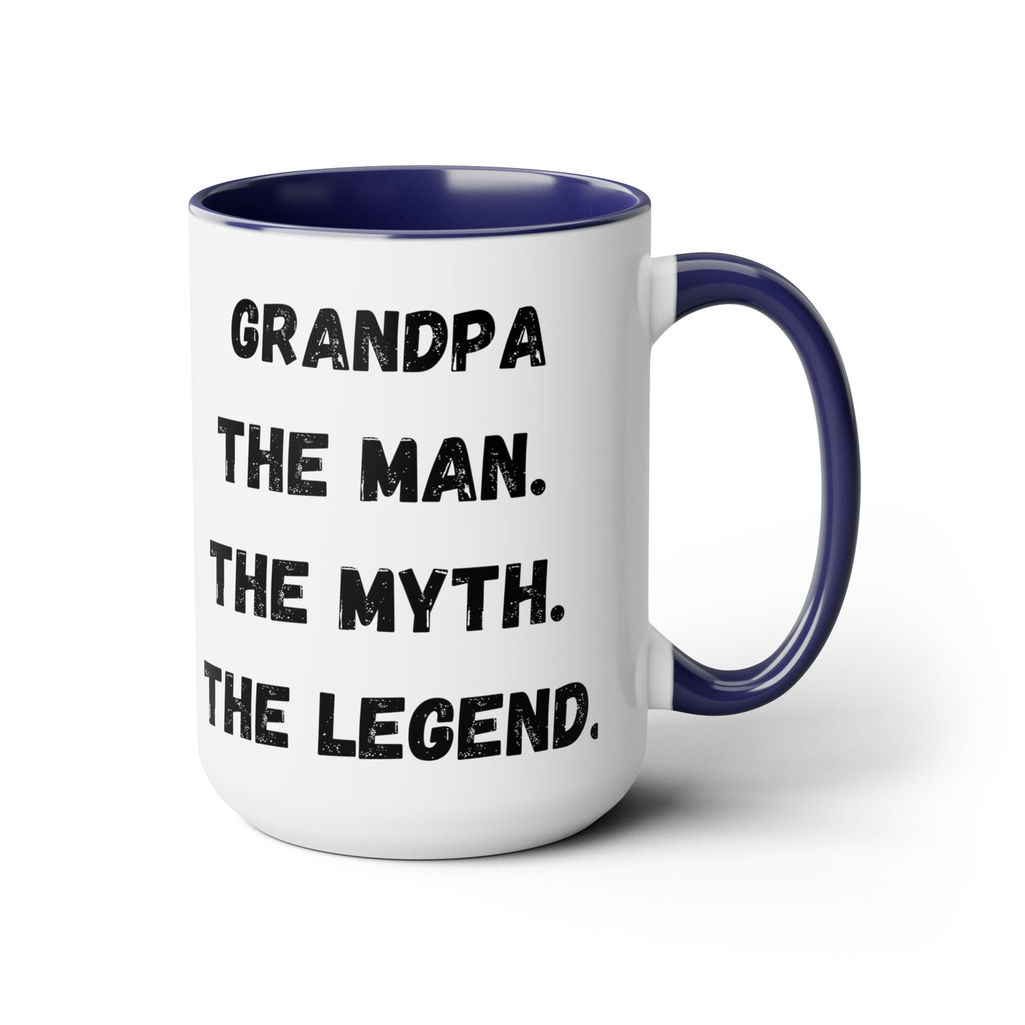 Grandpa mug the man the myth the legend mugDaddy mug love you dad gift Coffee Mug pregnancy reveal gift heart mug gift for her Mug Coffee