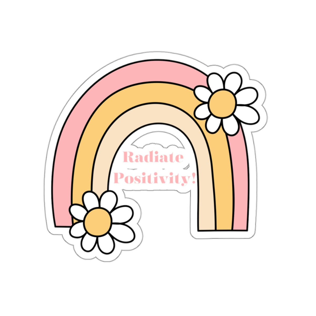 Be your own sunshine sticker Radiate positivity sticker Delulu sticker Retro sticker bestie gift for her bestfriend gift sticker sunny