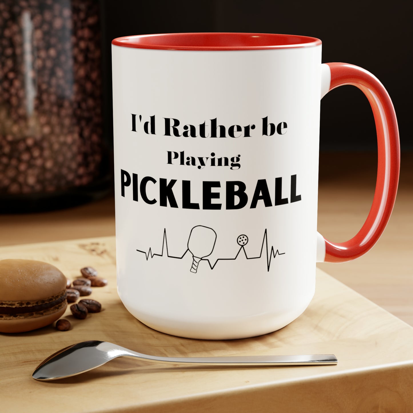 I'd rather be playing pickleball mug pickleball lover Daddy mug gift for her gift for him Coffee Mug pregnancy reveal gift wife Coffee tea