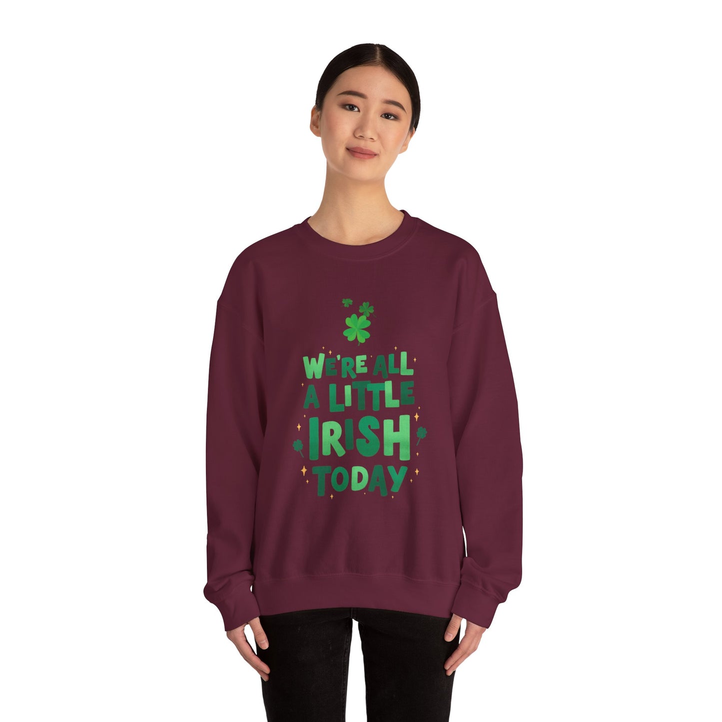 Funny St. Patrick's Day sweater funny St. Paddys sweatshirt Heart Love valentines shirt gift for her best friend gift galentine's day