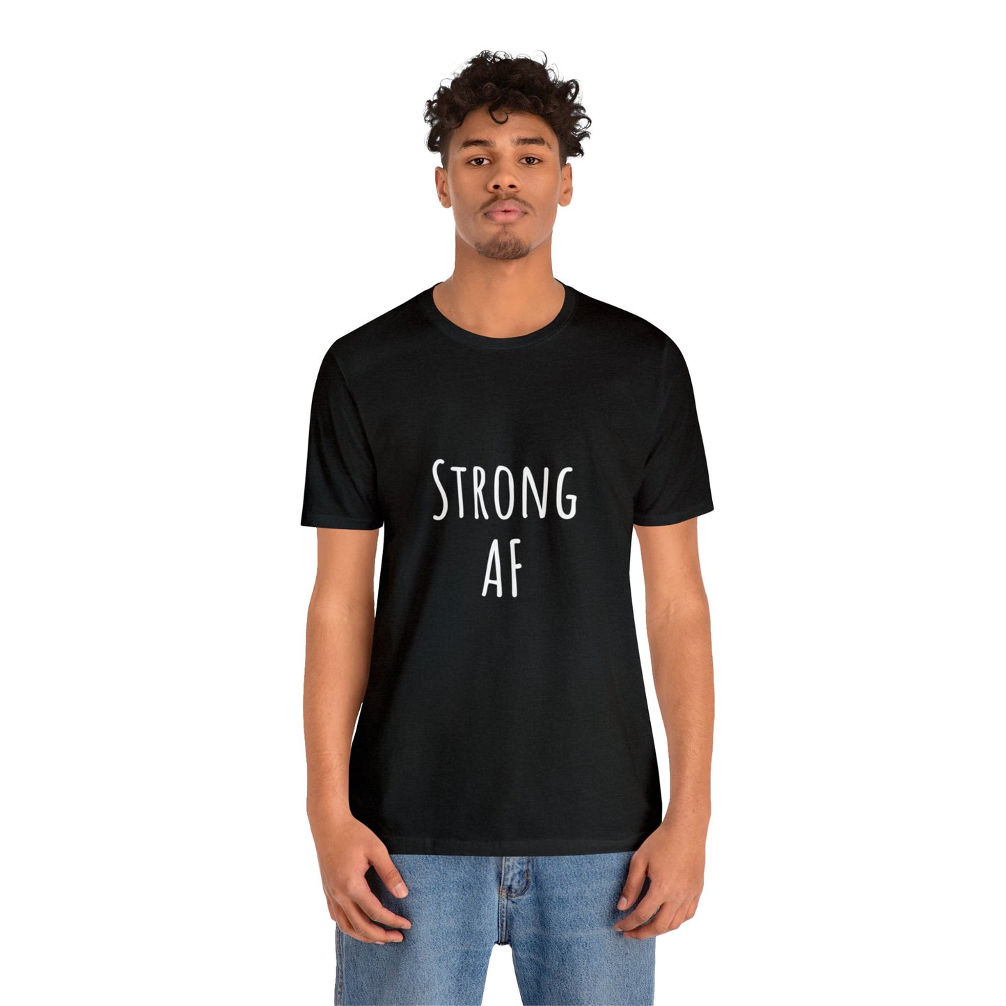 Strong AF shirt Motivational shirt Unisex Tee choose happy Retro Shirt Retro Feeling Good T-Shirt best friend vacation shirt beach