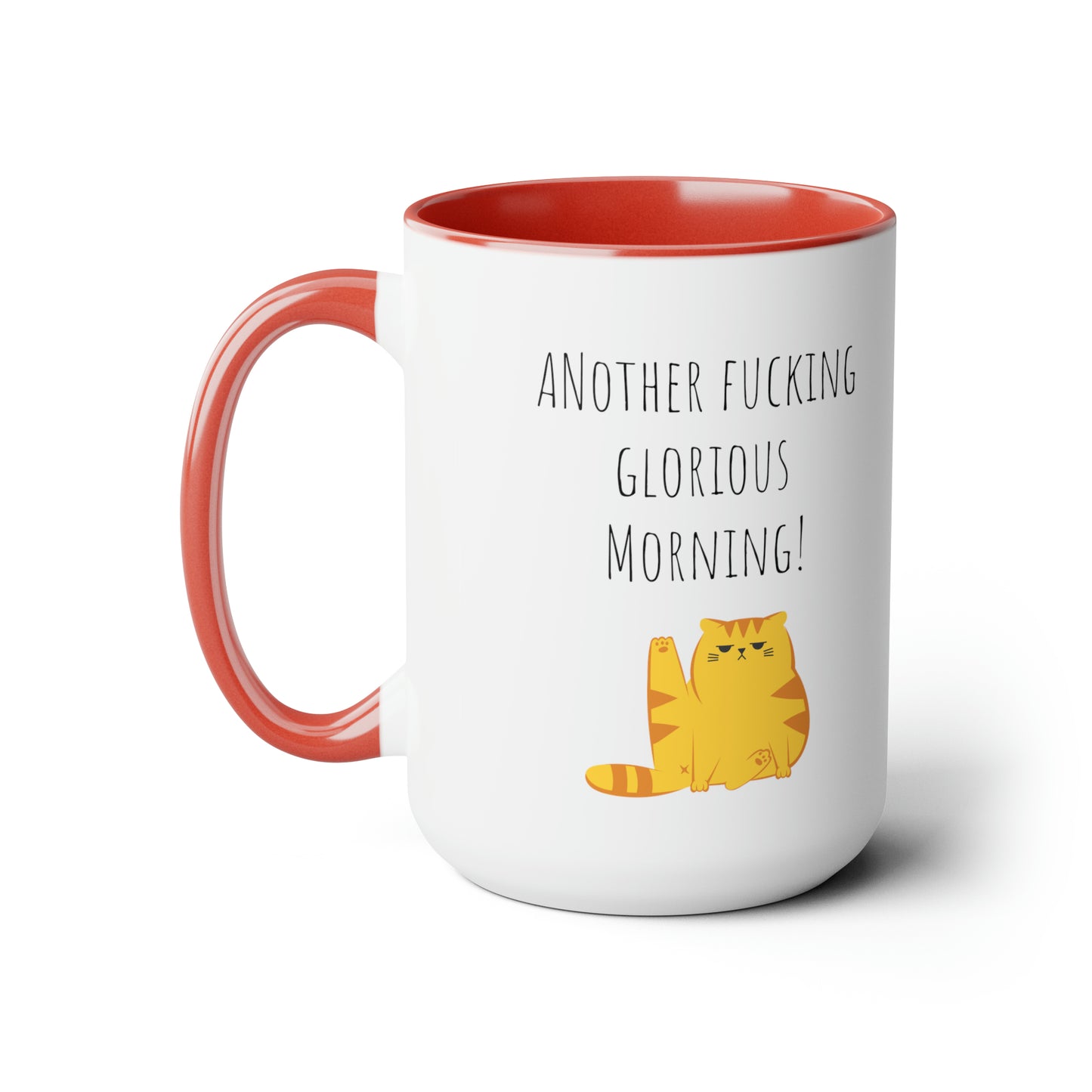 Funny grumpy cat mug funny Coffee Mug Fucking glorious morning mug cat mug gift for her Mug funny gift for wife tea Christmas gift 15oz