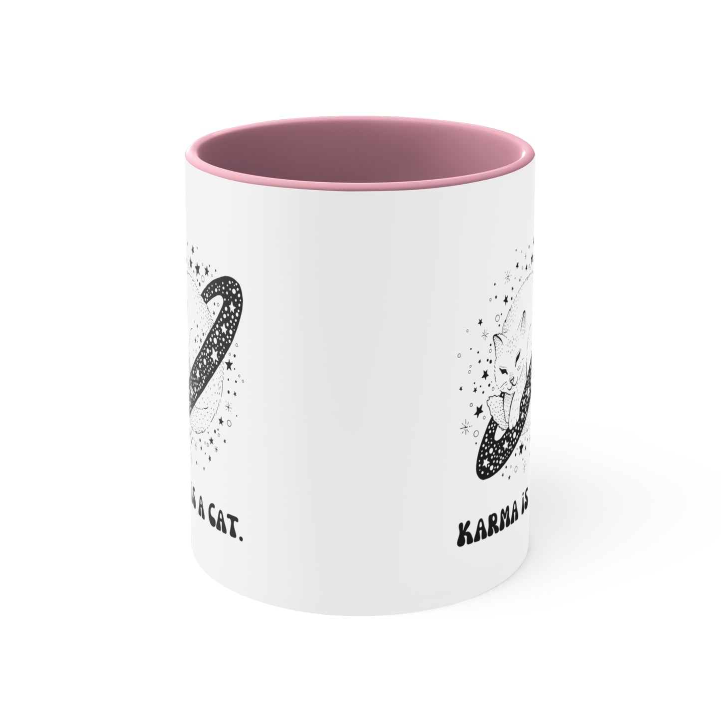 Karma is a cat mug best friend gift for her gift for him Birthday gift coffee mug tea gift for cat lover bestie valentinesday gift Christma
