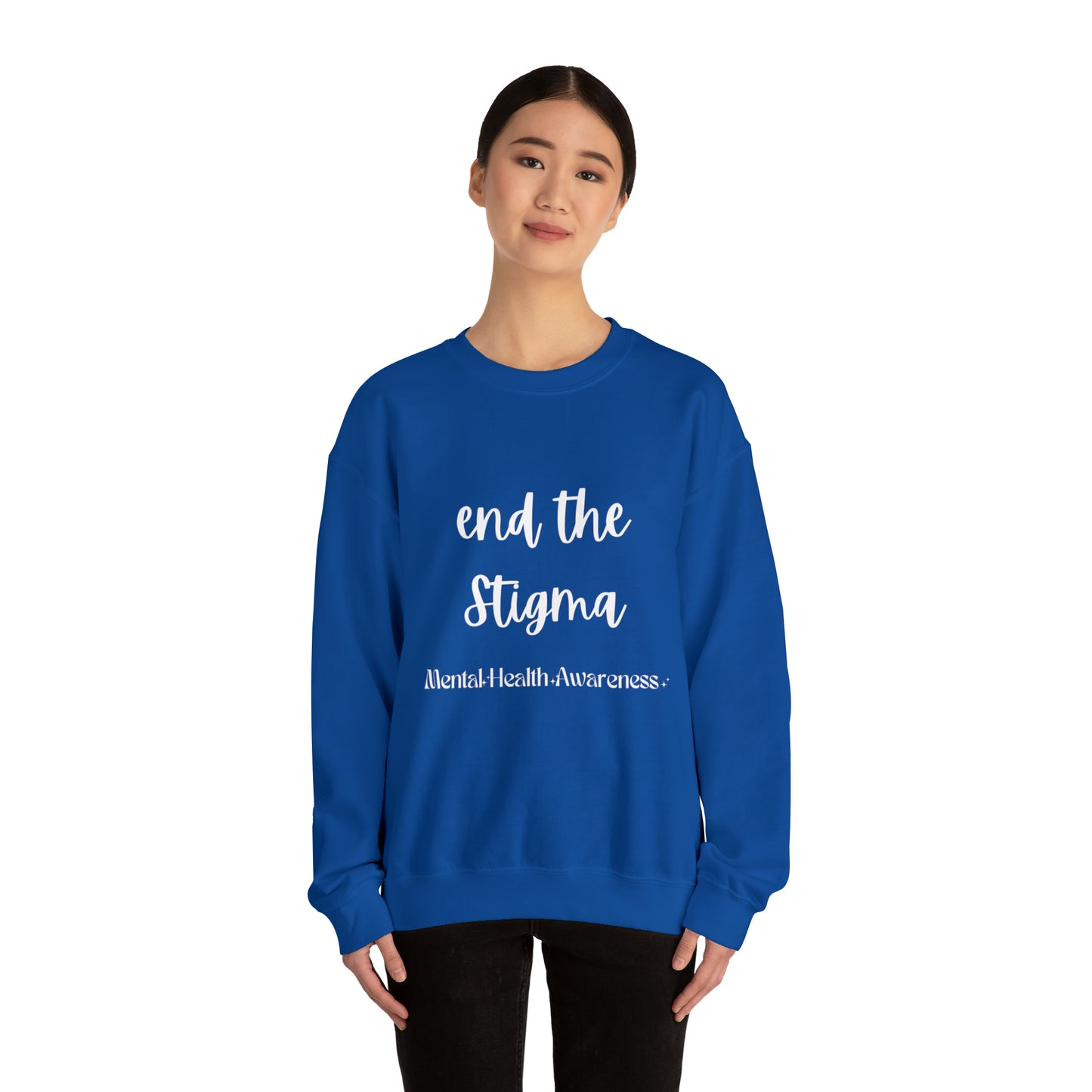End the stigma sweatshirt mental awareness sweatshirt self care sweater anxiety sweatshirt psychologist tee Motivational shirt
