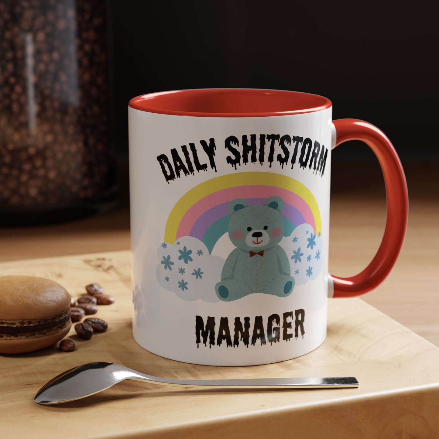 Christmas gift for manager gift for mom Daily Shitstorm Survivor's Club mug Funny Coworker Gift funny Boss Gift Christmas Office Gift Work