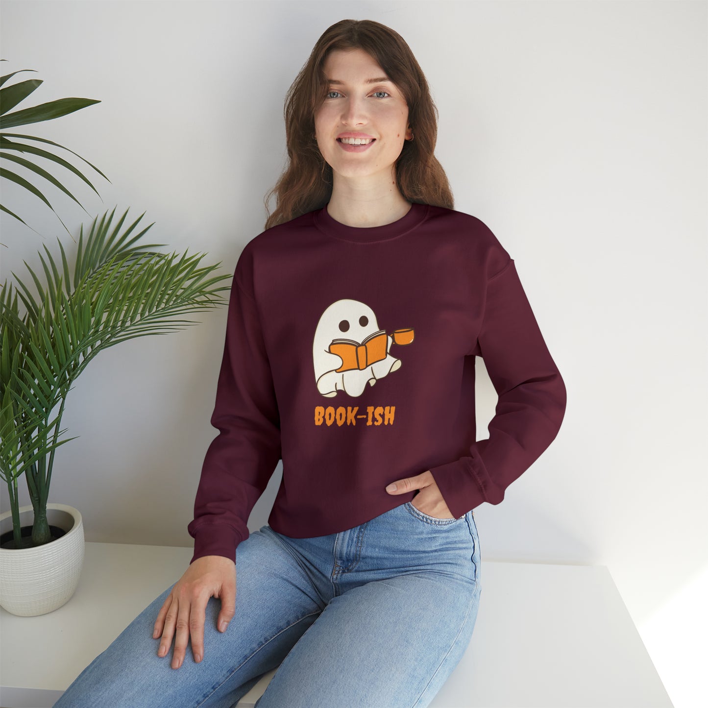 Bookish Funny Halloween Sweatshirt Ghostface Shirt Funny Halloween Horror Shirt Halloween Women's Sweatshirt Funny Halloween Tee,Unisex gift