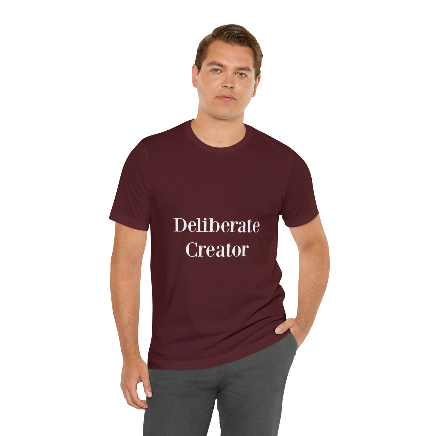 Deliberate creator tee,  Unisex Jersey Short Sleeve Tee