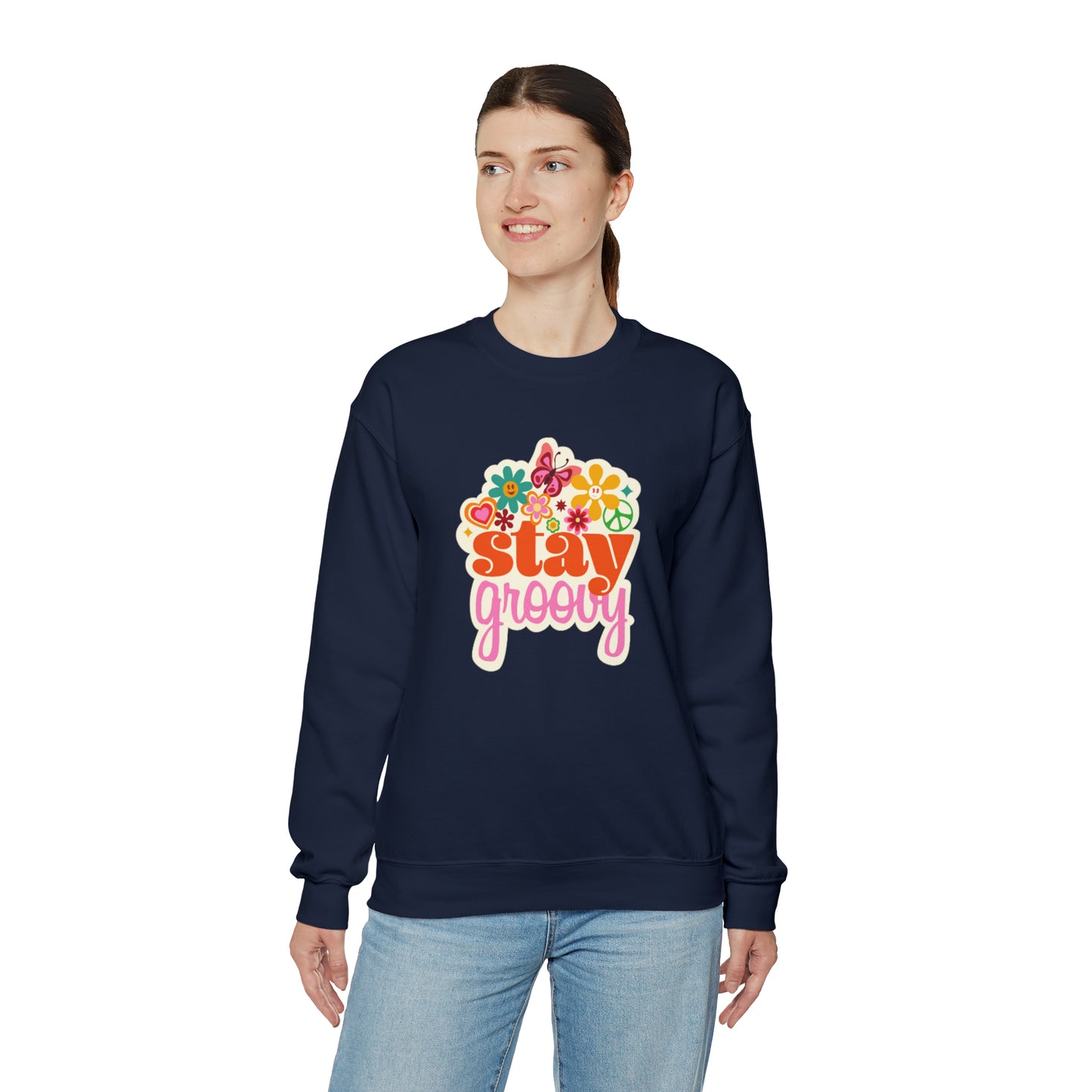 Stay Groovy sweatshirt, good vibes sweater, love inspire sweatshirt mode sweater, Homeschooling sweatshirt mom shirt, shirt unisex gift