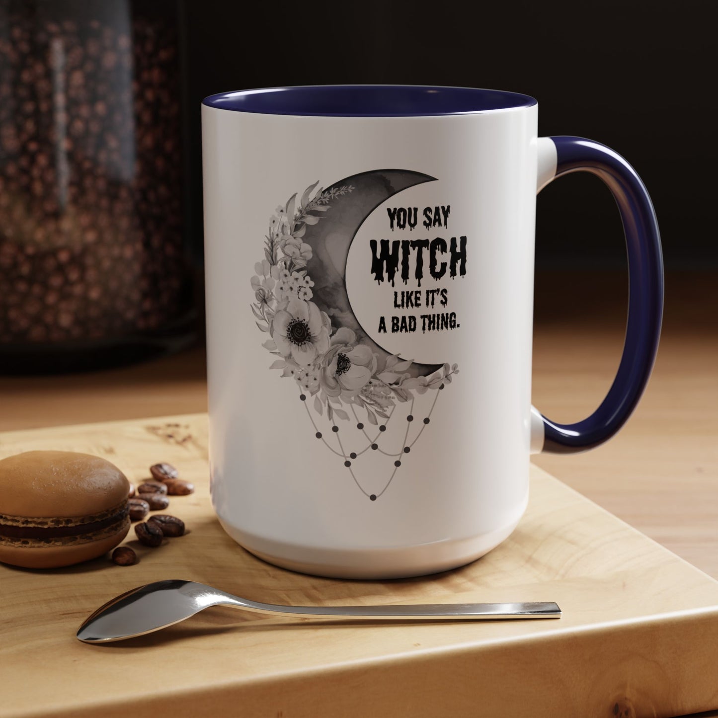 Witch mug Halloween mug Spooky things mug office funny gift best friend gift Christmas word fuck sarcastic humour gift Coffee Mug(11, 15oz)