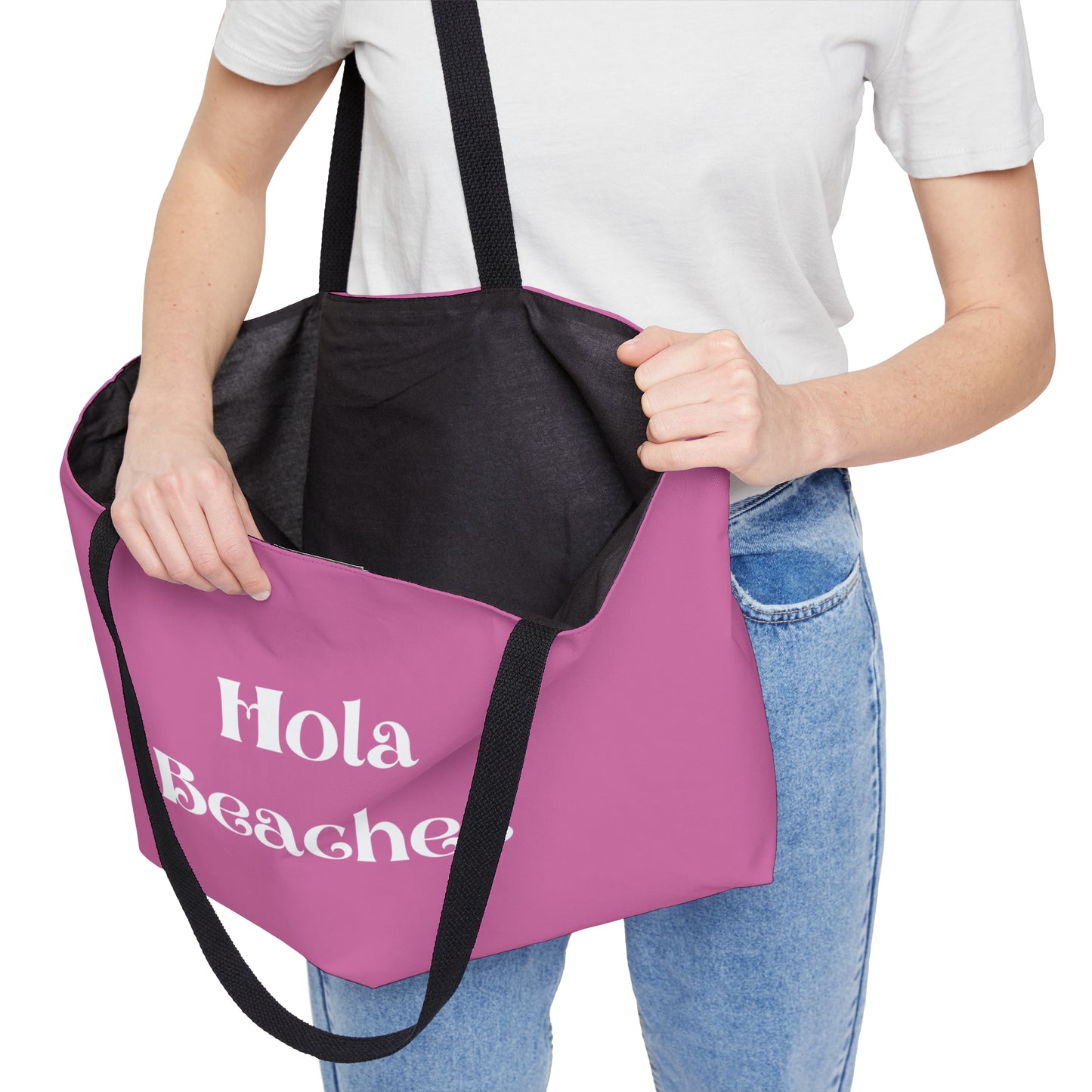 Hola beaches Bag, Let the adventure begin, Bachelorette Party Favors, Bridesquad Personalized Bag, Wedding Gifts, Wedding Gifts, Wee