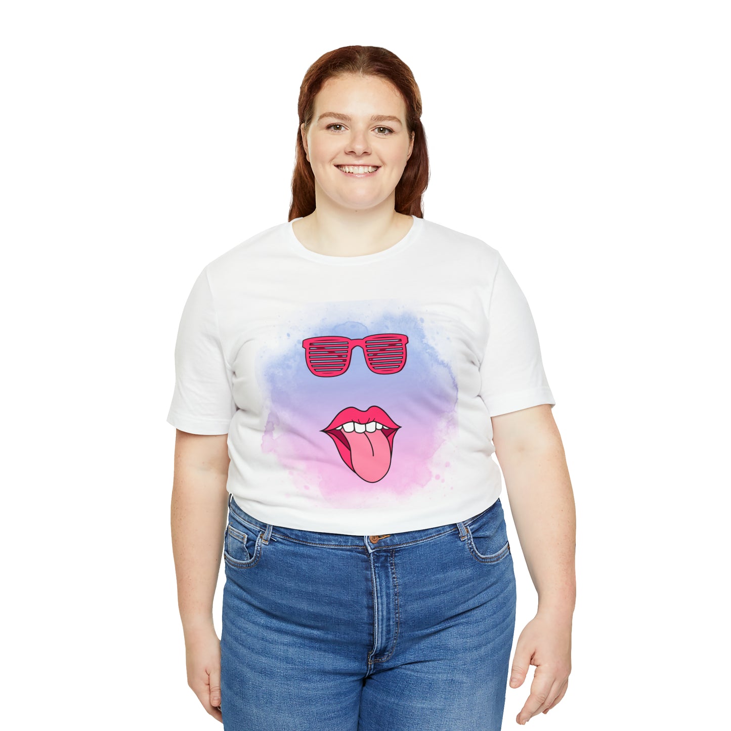 Lip Sunglasses t-shirt, Bubble gum kiss shirt,Pink Gum Shirt,Galantine gift travel shirt,best friend trip,girls vacation trip, Unisex Jersey