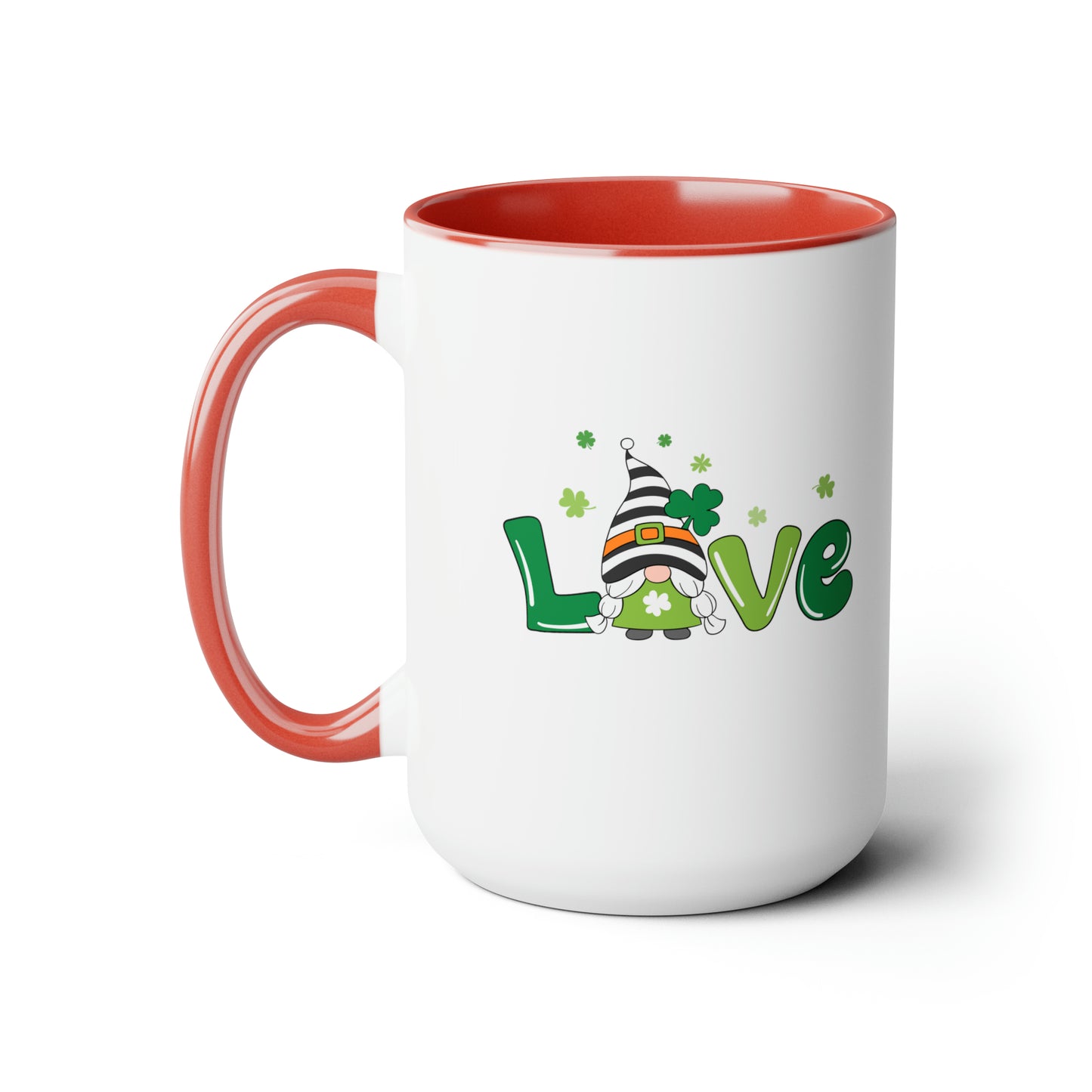 Gnome love mug Irish Love mug st Patrick's Day mug Valentines Day gift for her Coffee gift for him gift for her Mug wife Coffee tea 15oz