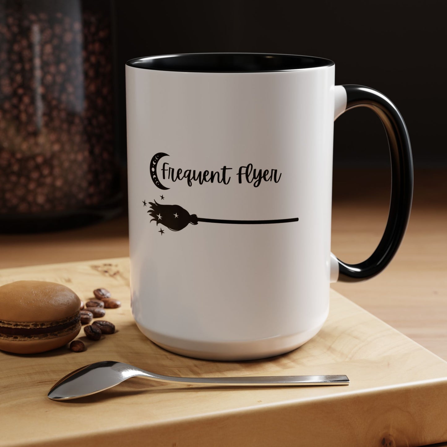 Witches mug Frequent flyer mug wizards broom mug Witchy Halloween mug cauldron ghost wicked mug bestie gift Coworker Gift Boss Christmas