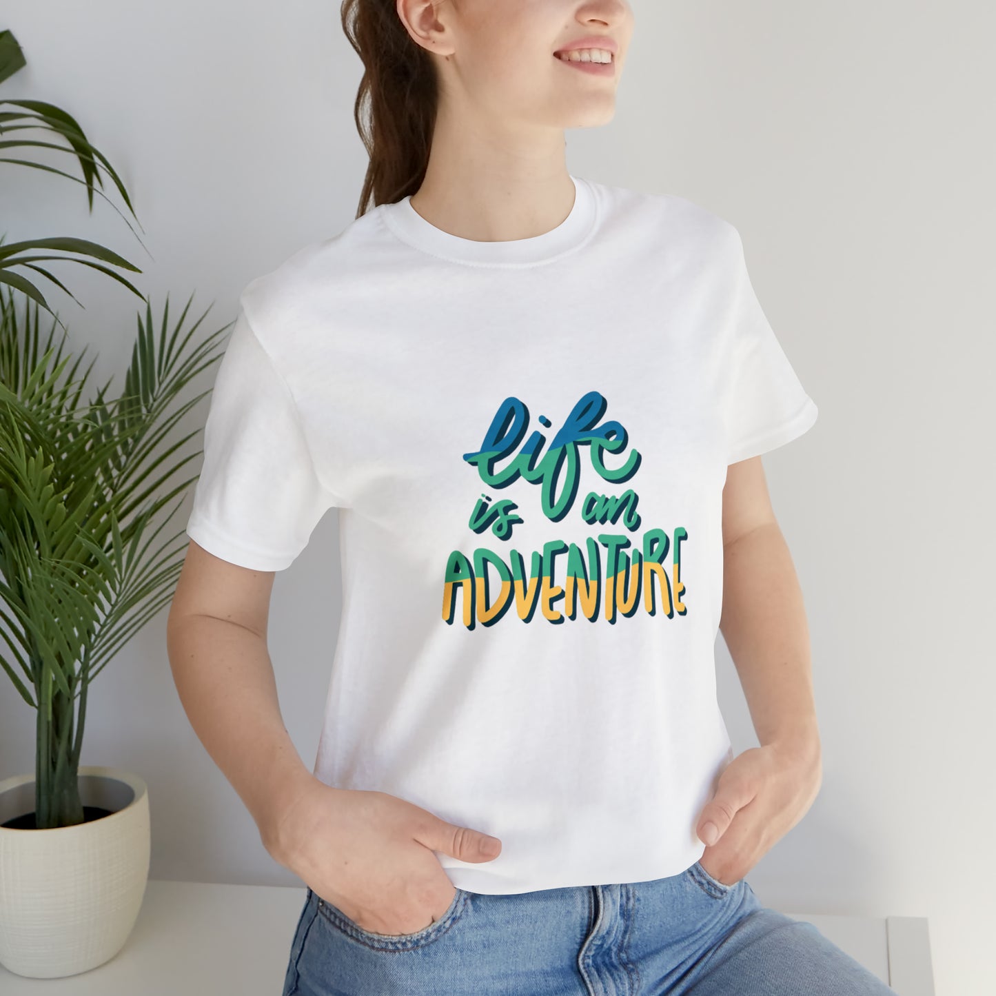 Life is a pure Adventure shirt, Good vibes only shirt, Adventurer shirt, Unisex gift, gift for her, gift for him, vacation shirt,best friend