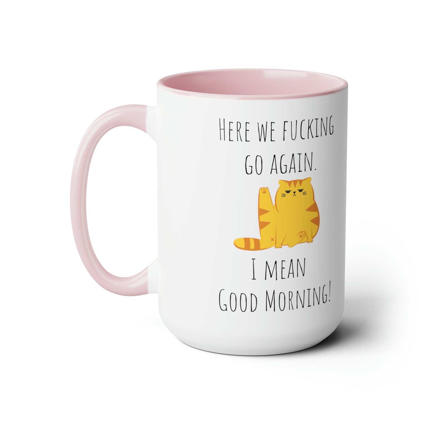 Funny grumpy cat mug funny Coffee Mug Fucking glorious morning mug cat mug gift for her Mug funny gift for wife tea Christmas gift 15oz