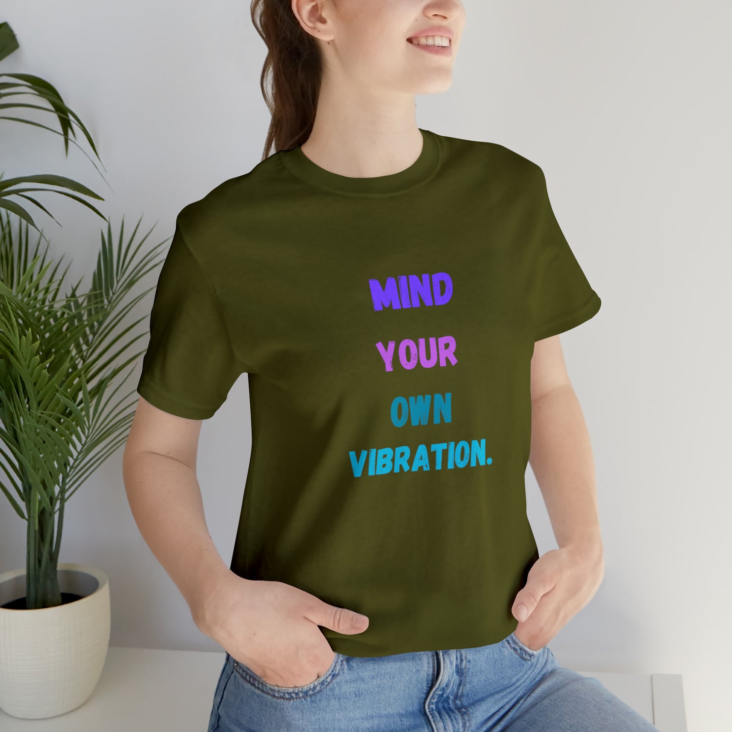 Spiritual shirt Mind your own vibration t-shirt Zen gift for her gift for him yogawear meditation gifts best friend Christmas gift