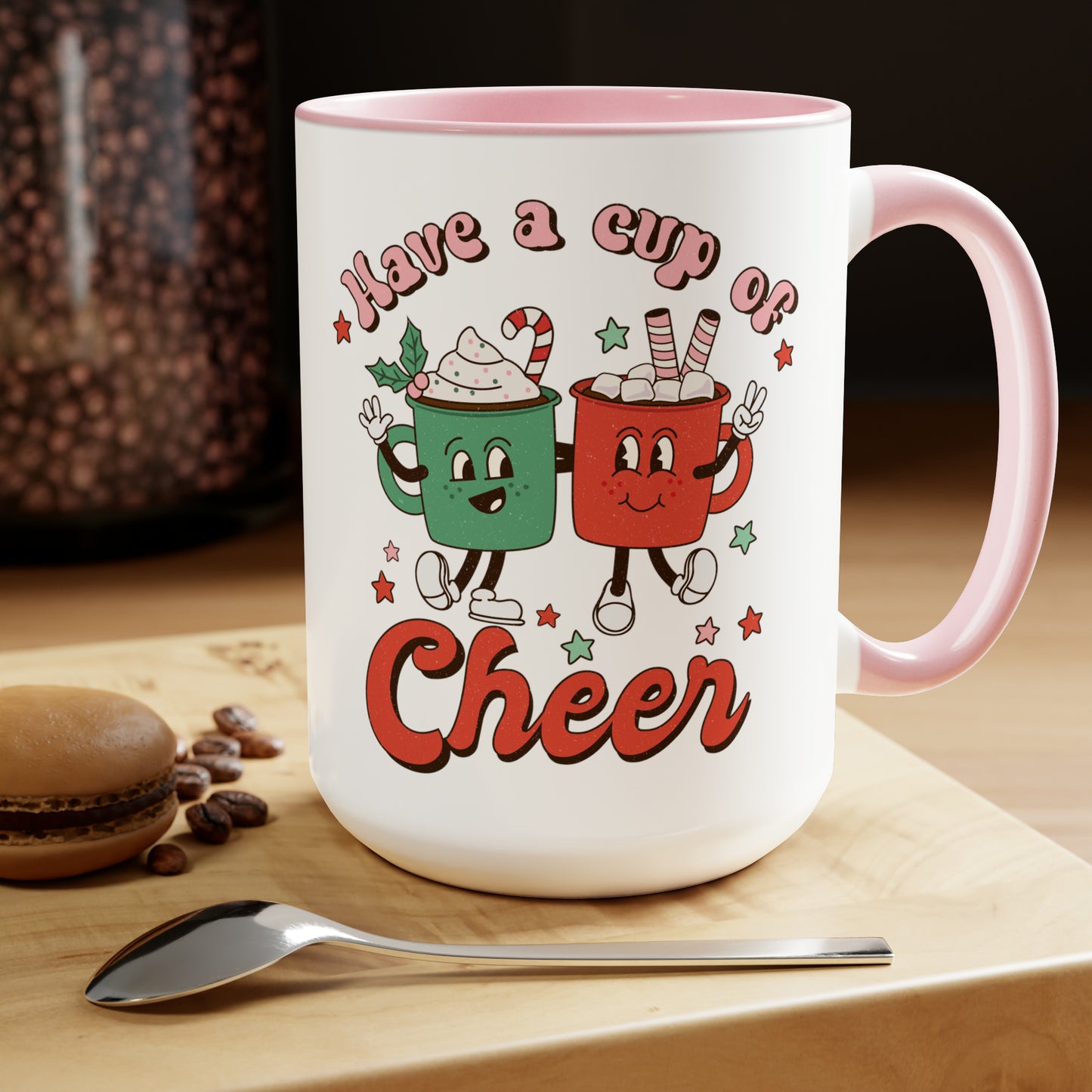 Cup of cheer mug Christmas mug grumpy Coffee Mug Fucking glorious morning mug gift for her Mug funny gift for wife tea Christmas gift 15oz