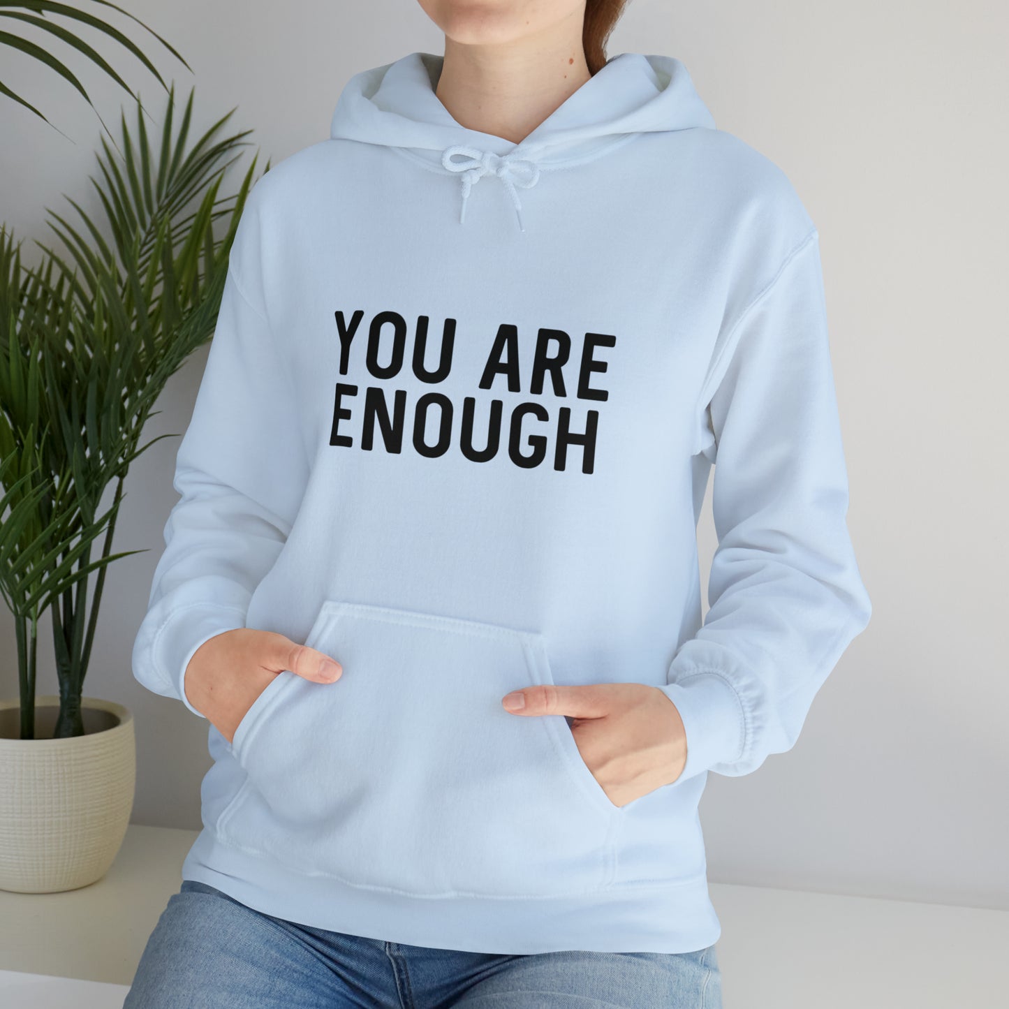 You are enough hoodie motivational sweater yogawear best friend gift mental health gift Teach hoodie, Teacher mode Hoodie Christmas Sweater,