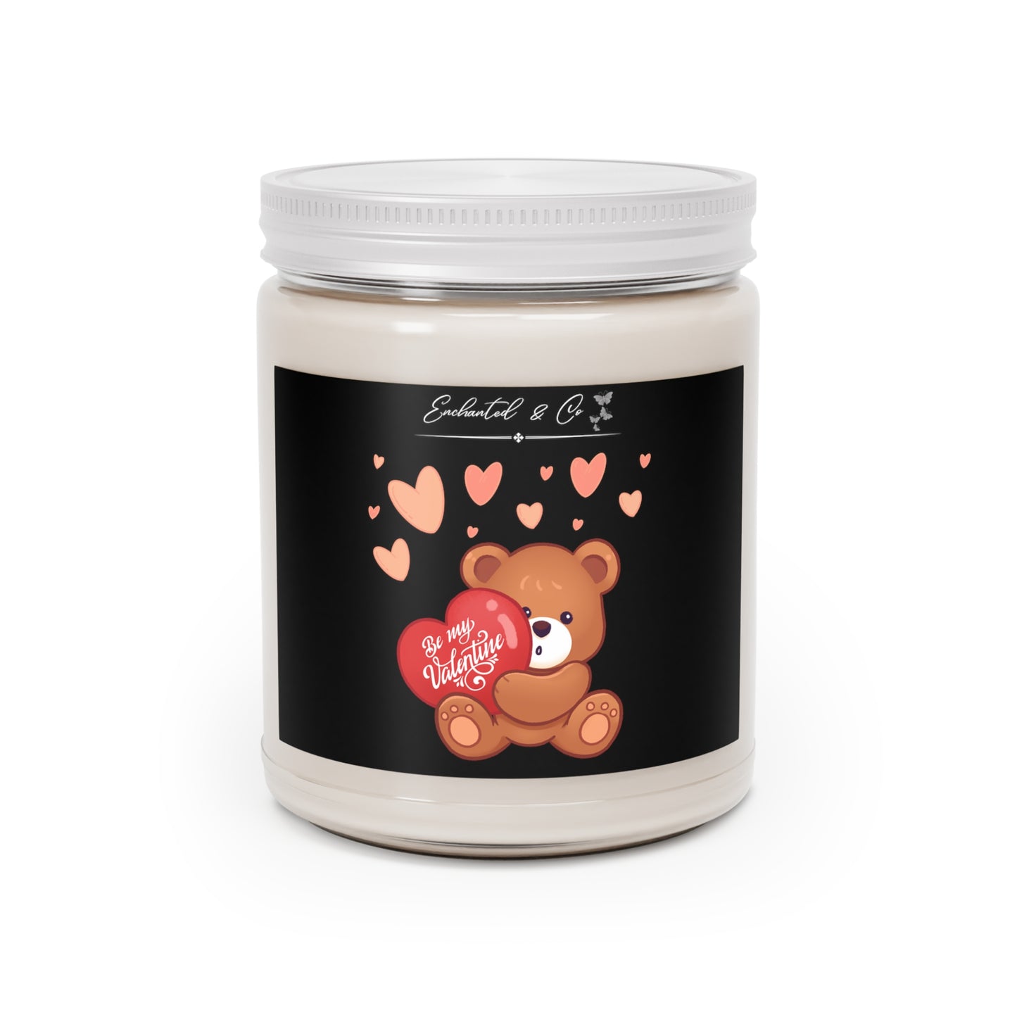 Be my valentine Candle Vday gift Bestie gift best friend gift black and gold Vanilla  candle birthday Christmas gift for her Candle