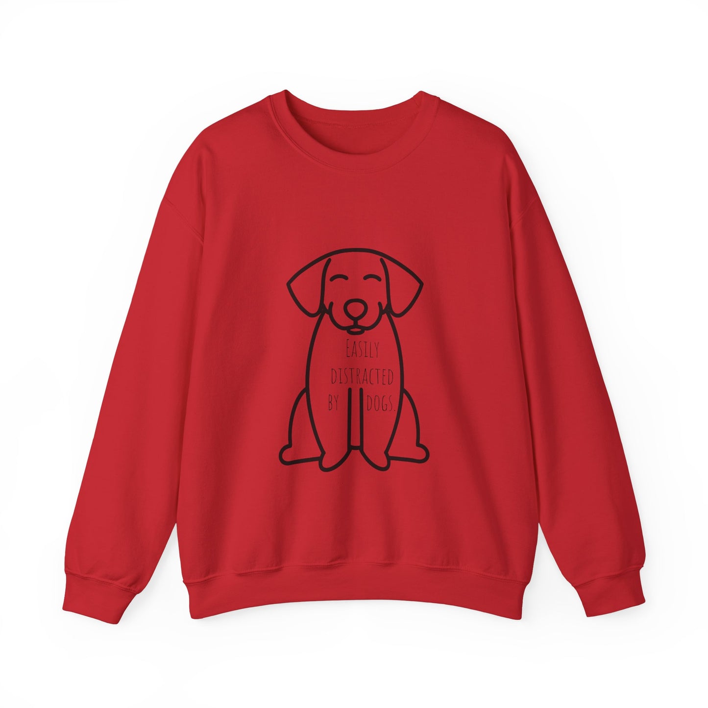 Easily distracted by dogs Sweatshirt Christmas gift for dog Mom dog lover gift dog dad gift for him gift for her best friend gift funny dog