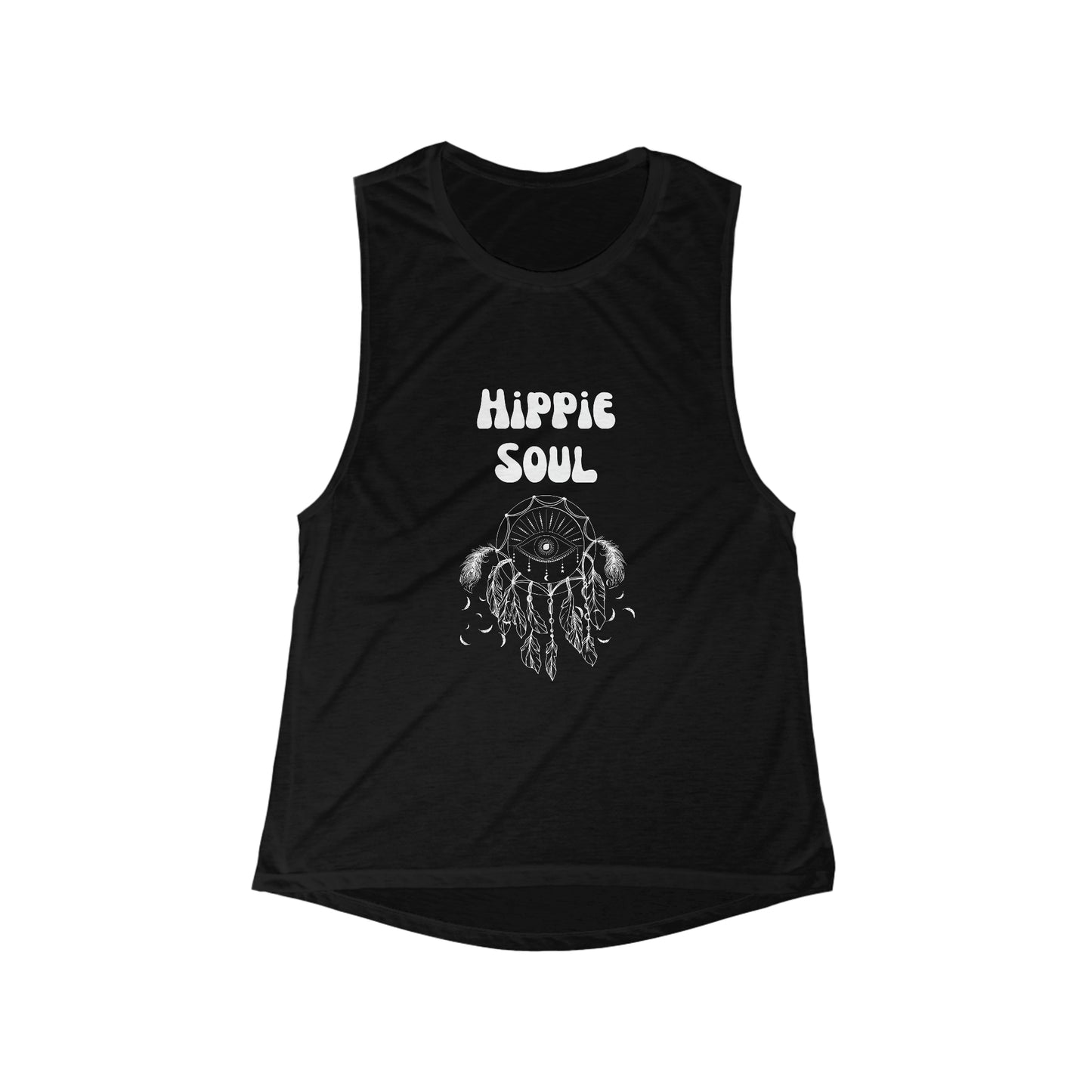 Hippie soul tank dreamcatcher tank top Open side sexy tank top Dream catcher top third eye top women tank top gift for her Spiritual Women's Flowy