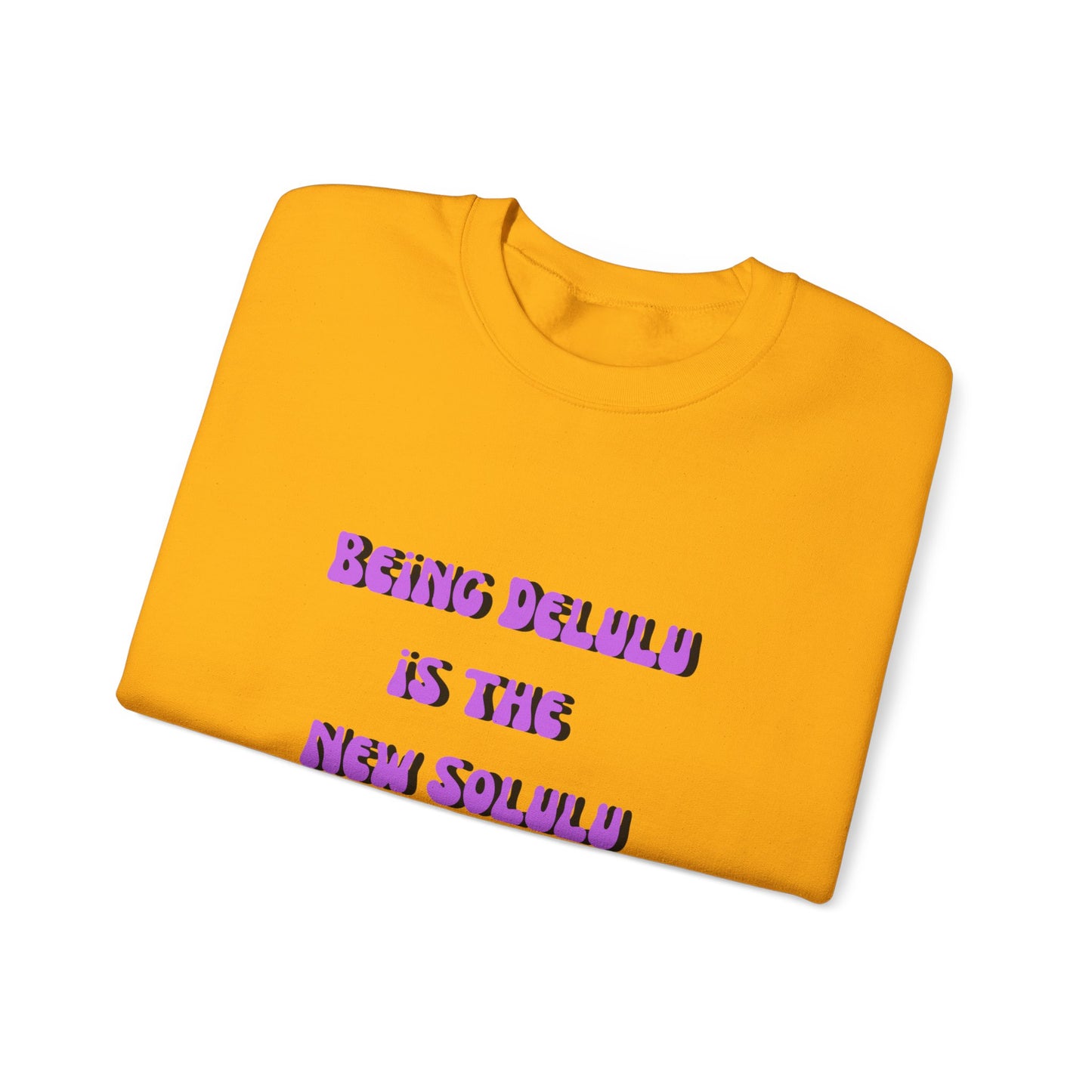 Being delulu is the new Solulu sweater dreamer sweater motivational sweater aesthetic gift funny tiktok birthday gift for her Christmas gift