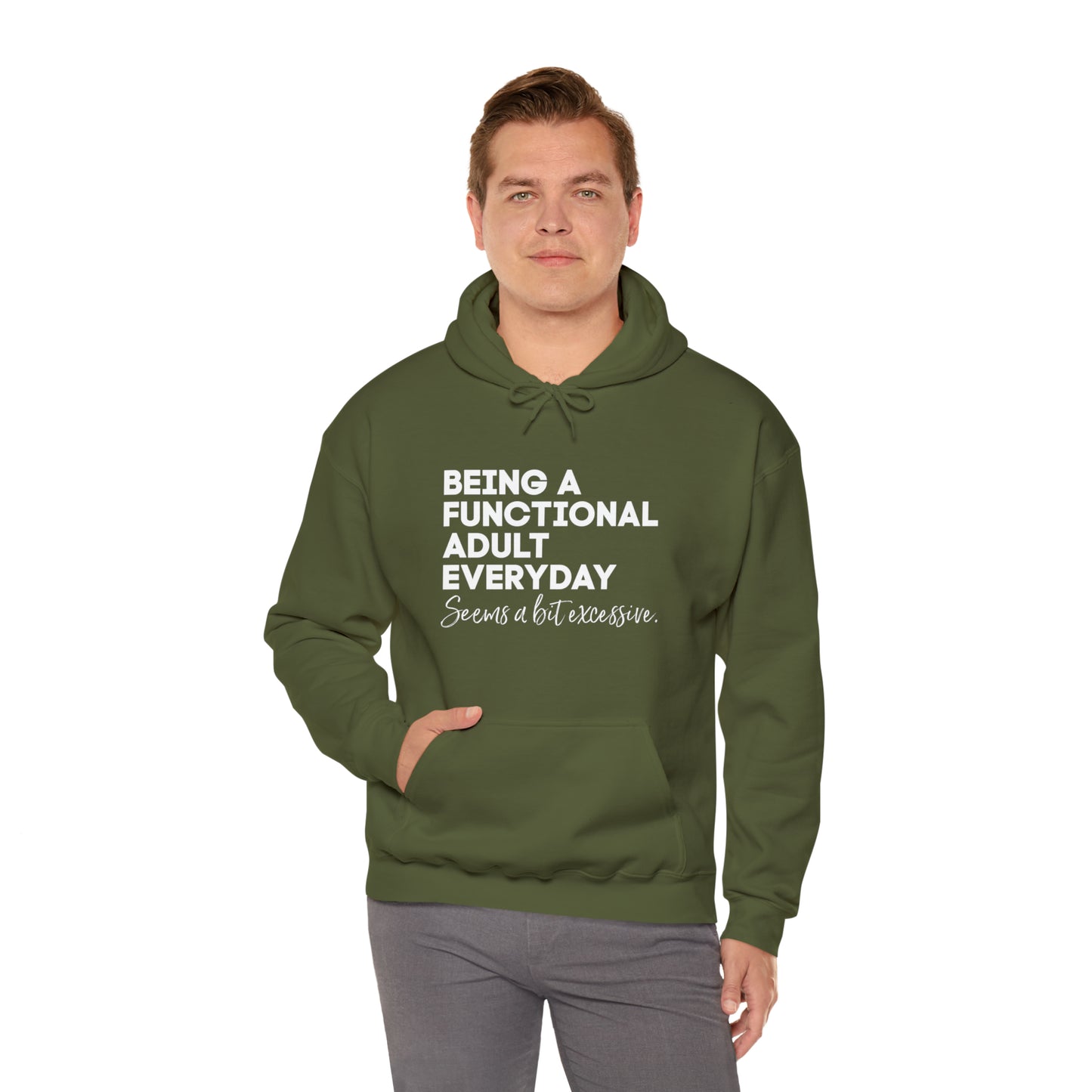 Being a functional adult sweater funny sweashirt birthday gift Christmas gifts Sweatshirt Gift for him Gift
