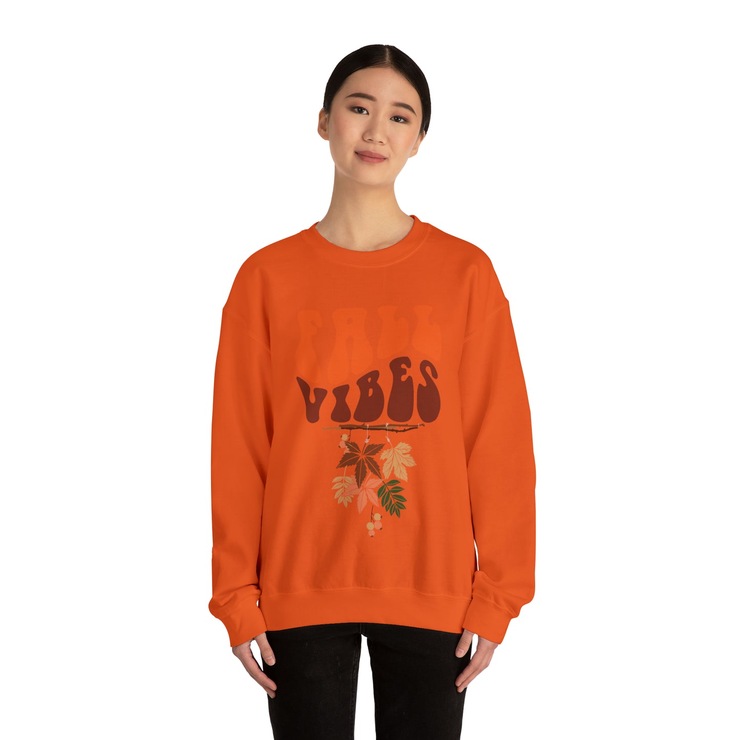 Fall vibes sweater Halloween sweater ghost fall leaves sweater Halloween Sweatshirt  shirt Era Tour sweater best friend gift Unisex gift