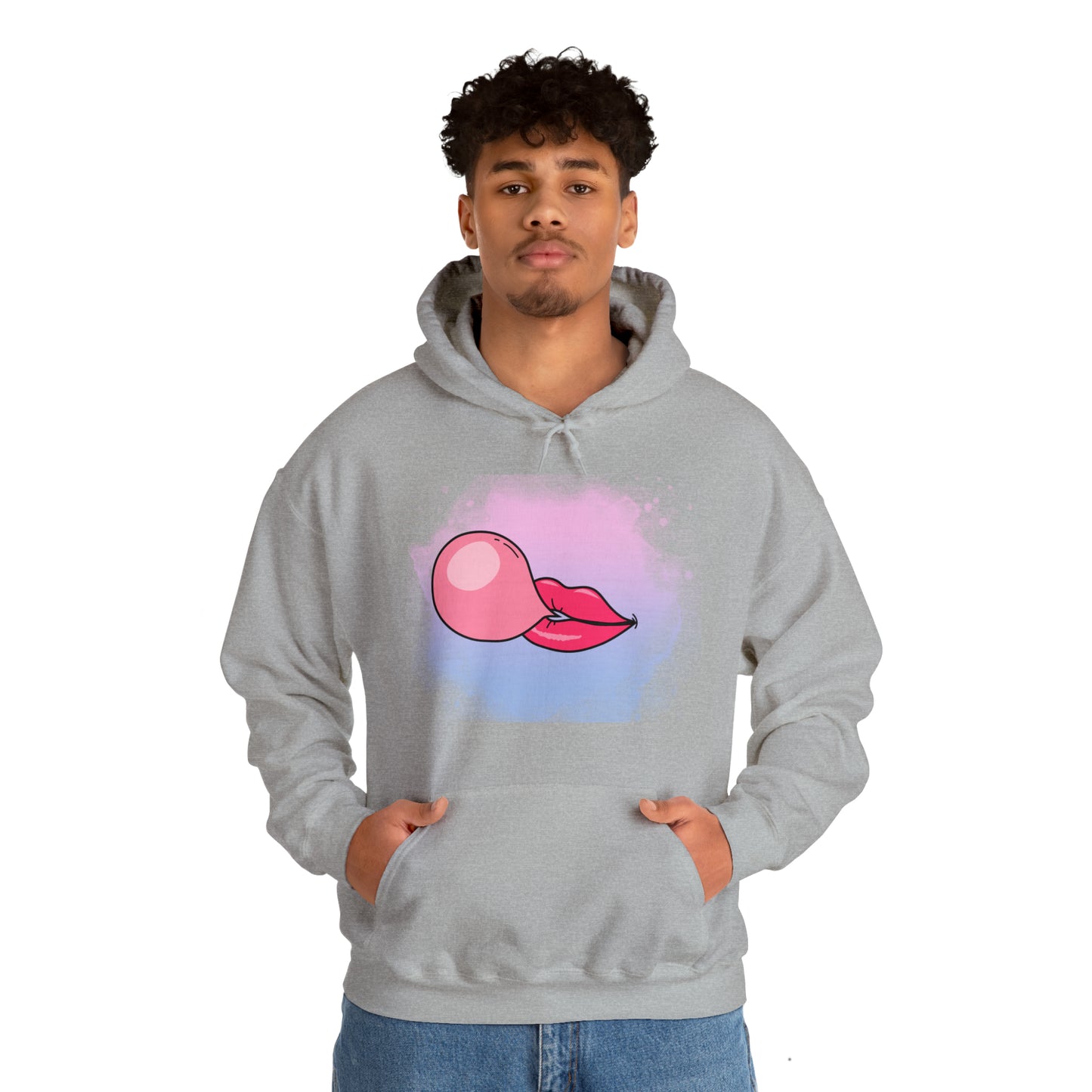 Bubble Gum kiss Hoodie, Summer Bubblegum shirt, Birthday gift for her, Galantine gift for her, best friend gift,birthday vacation,Unisex