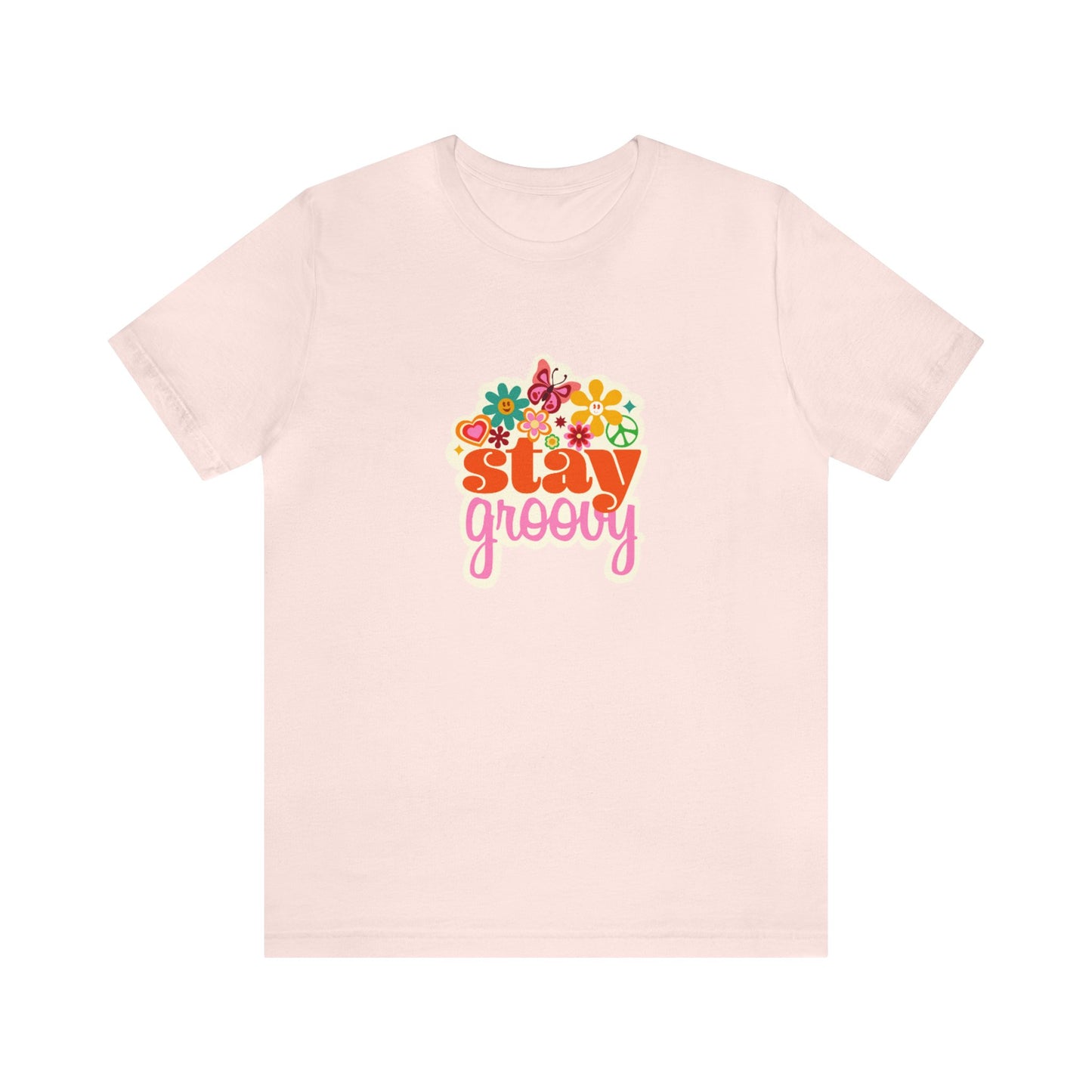 Stay Groovy Shirt Stay Groovy Tshirt Groovy Tee Groovy Birthday Party Outfit Stay Groovy Tee Hippie Shirt Groovy best friend gift for her