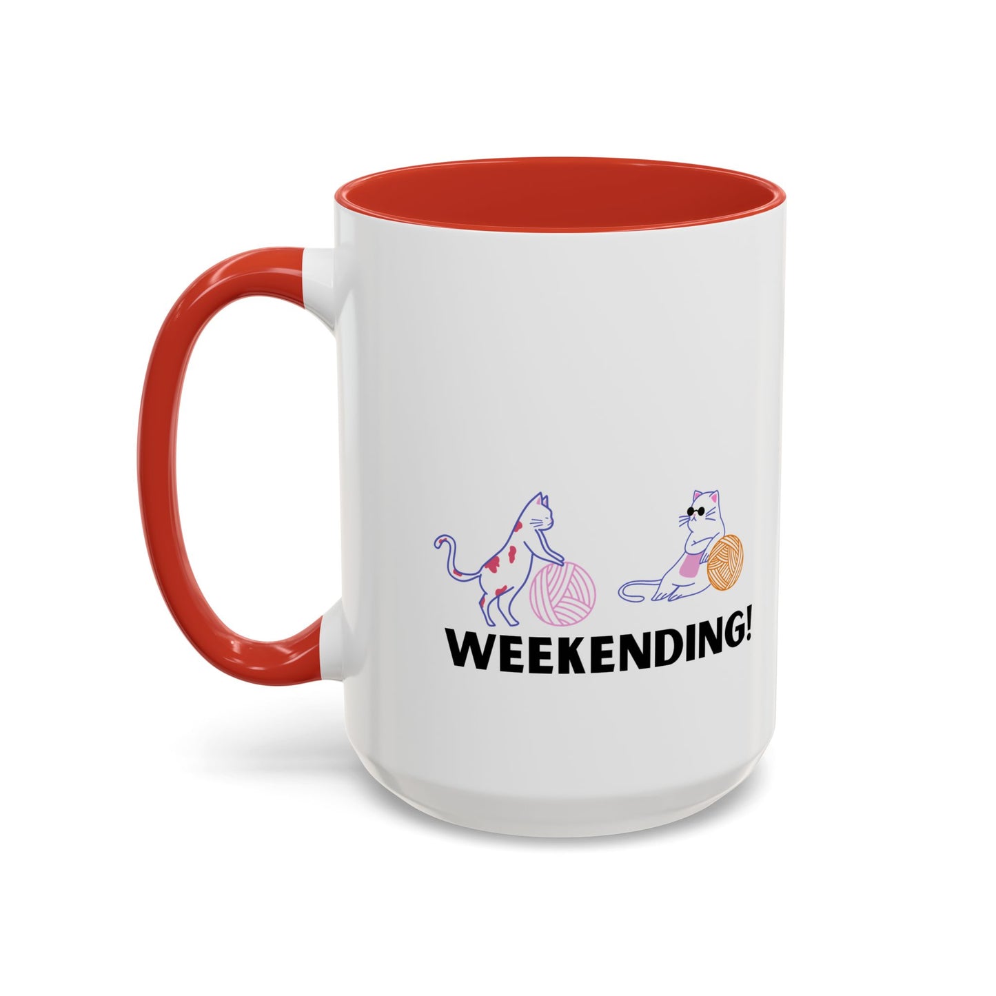 Crochet weekending mug coffee lover weekending vibes mug Coffee Mug swift Funny Coffee Cup Cat Lady Gift Cat Lover Gift Cat Mom christmas