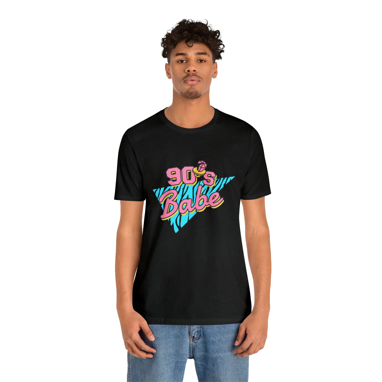 90's Babe shirt, gift for her, Christmas shirt, galantine gift best friend trip, Unisex Jersey Short Sleeve Tee