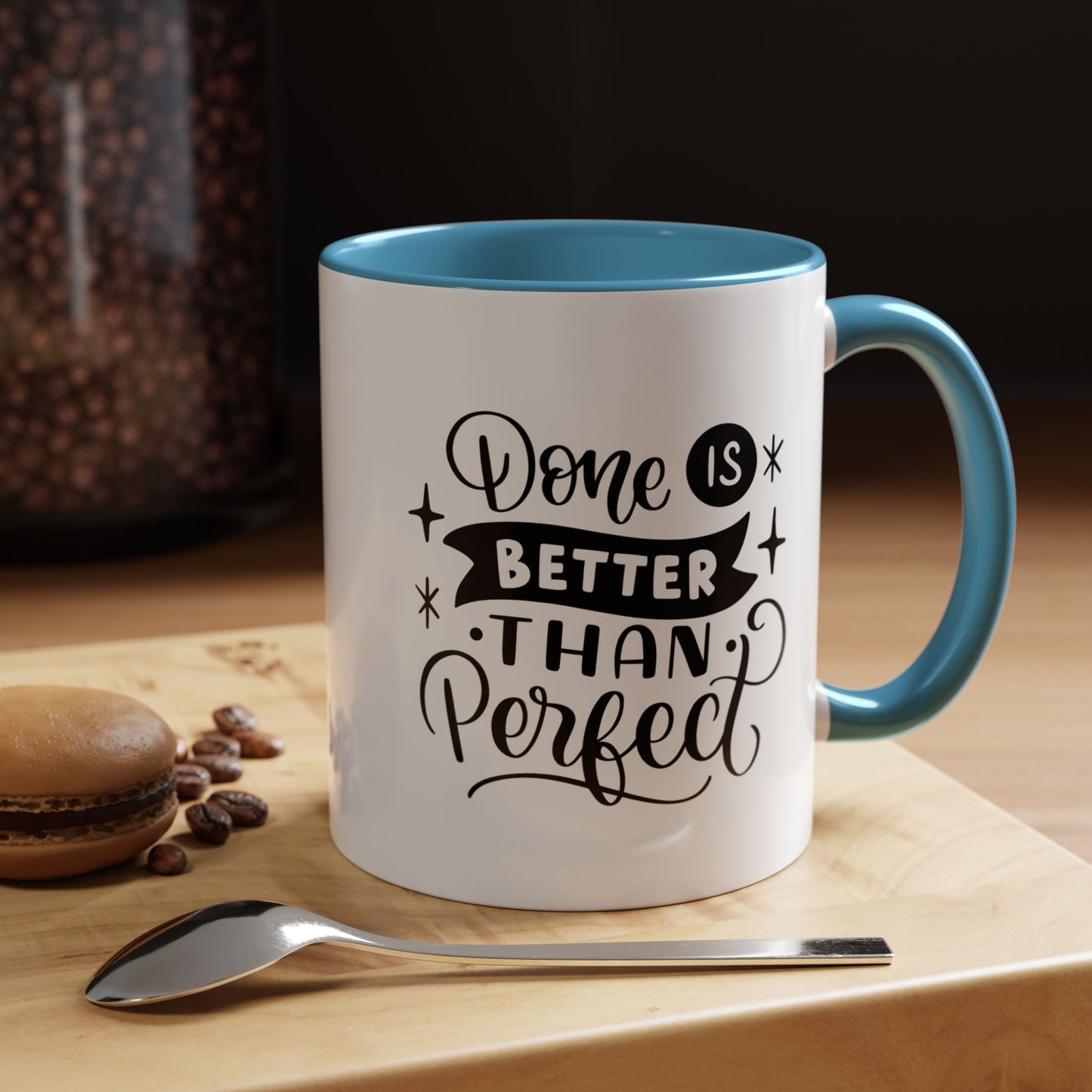 Motivational mug New year motivation Done is better than perfect mug Morning affirmation mug Christmas gift for her gift for him bestie gift